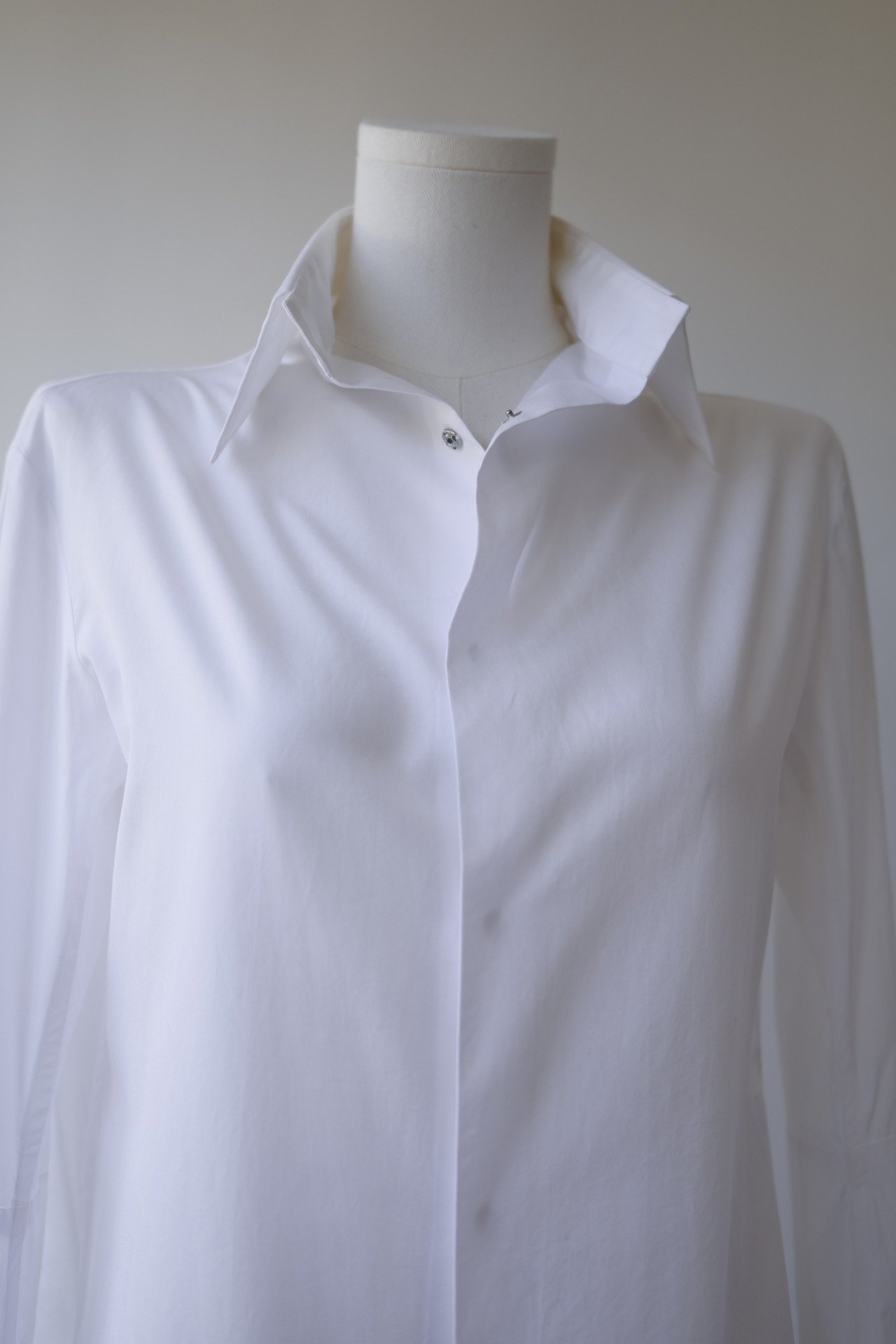 Yohji Yamamoto 07SS Embroidered Cotton Shirt — front