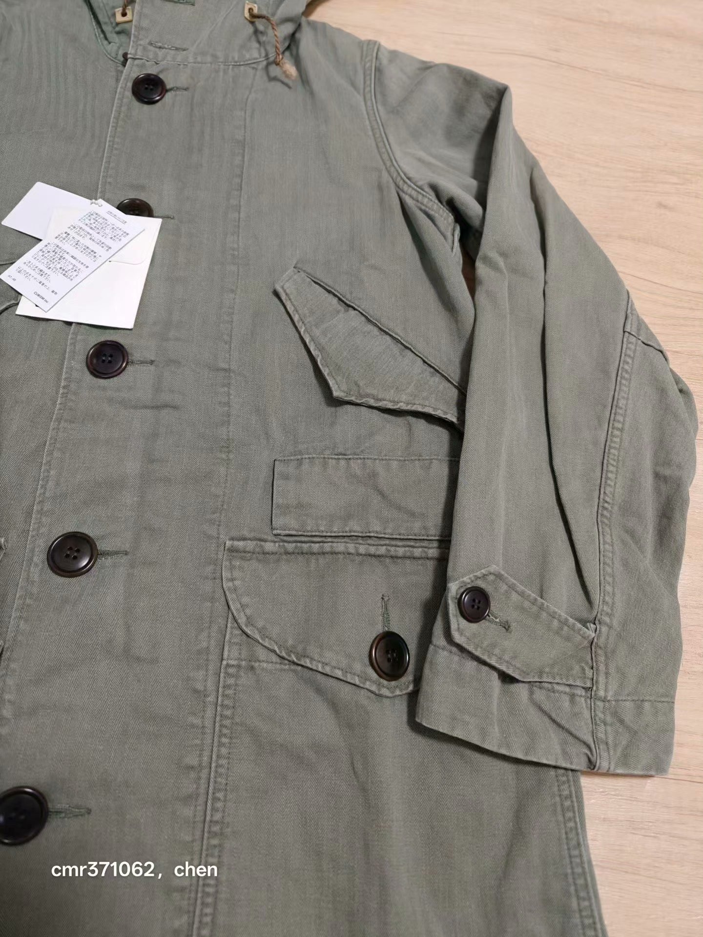 visvim 15ss TOWNSEND COAT PRIME — detail