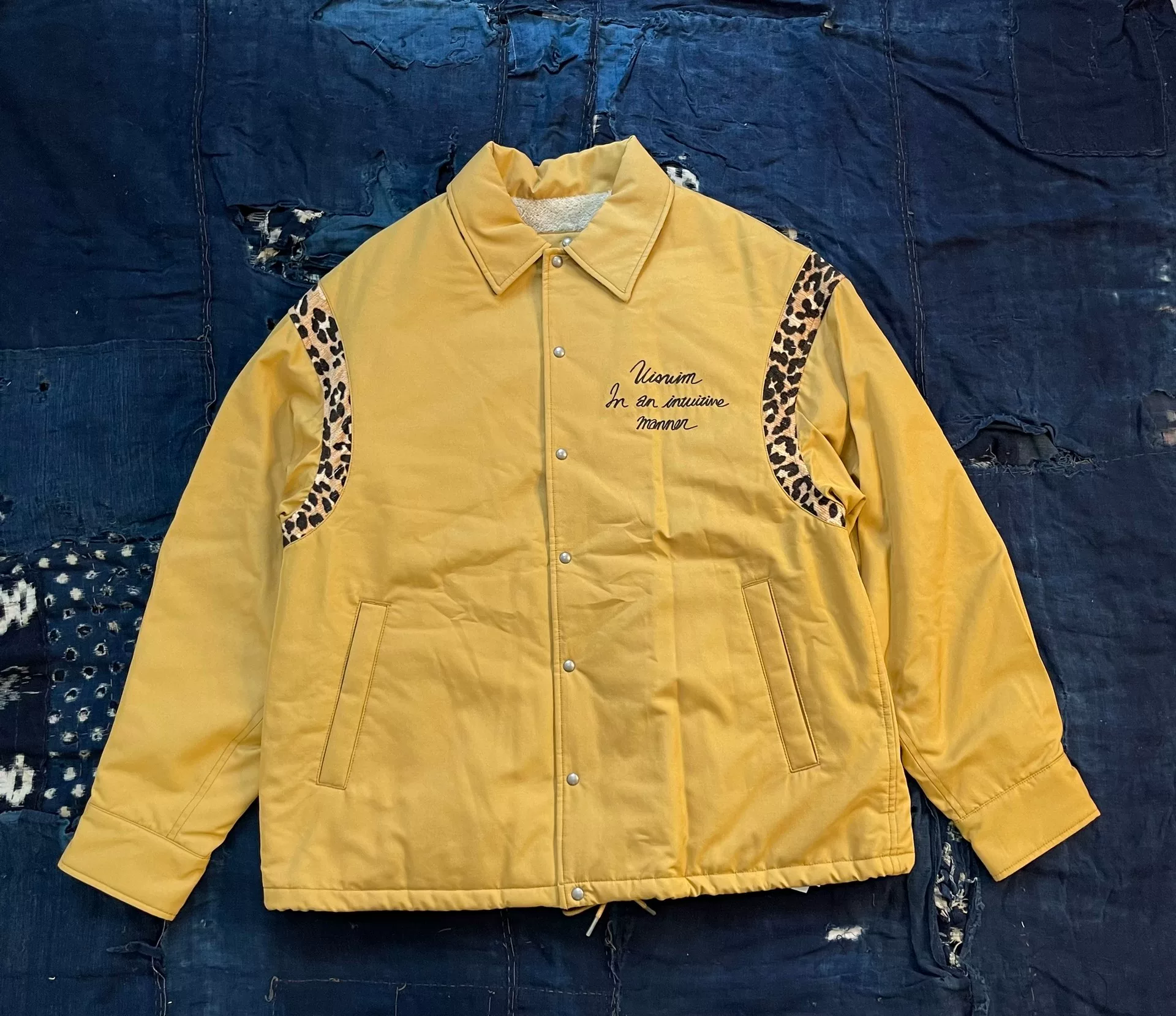VISVIM 24AW Yellow Coach Jacket — front