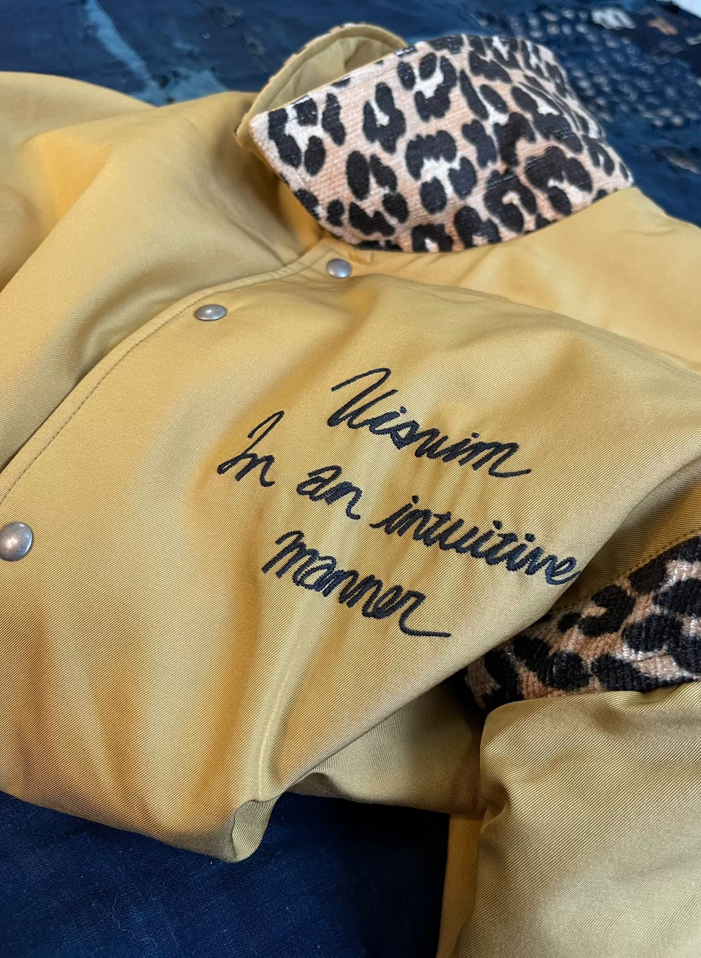 VISVIM 24AW Yellow Coach Jacket — back