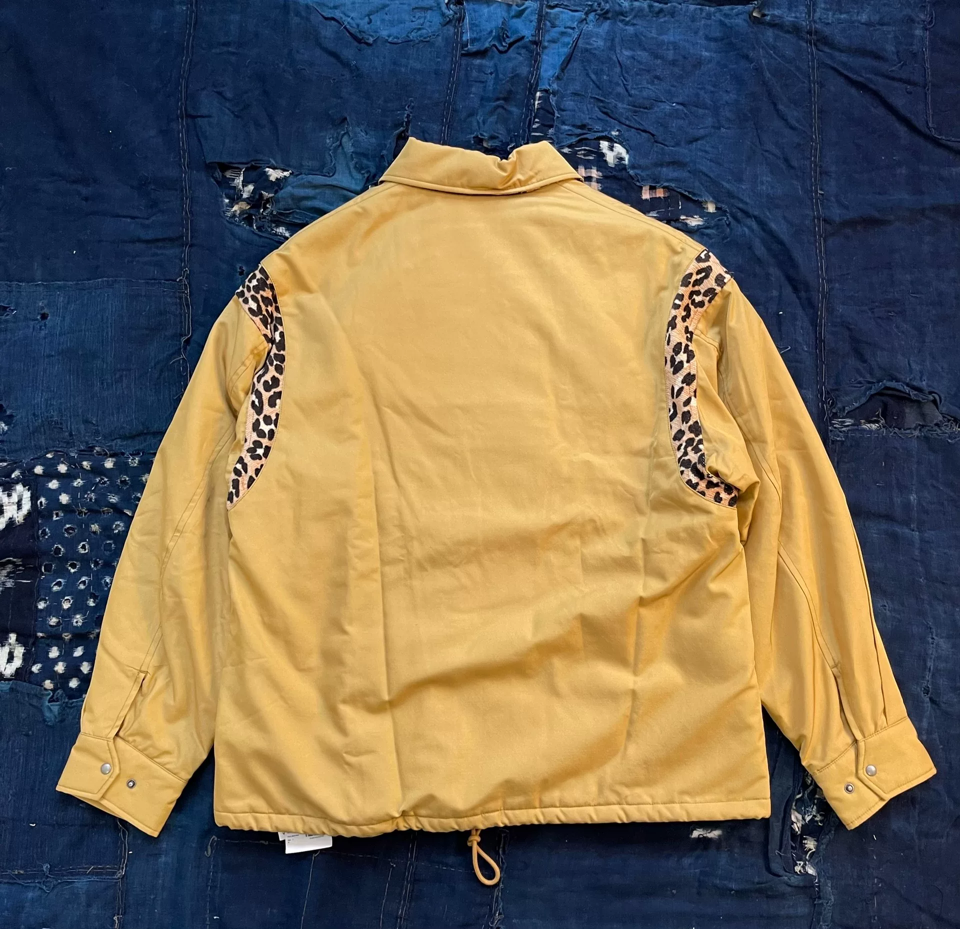 VISVIM 24AW Yellow Coach Jacket — detail