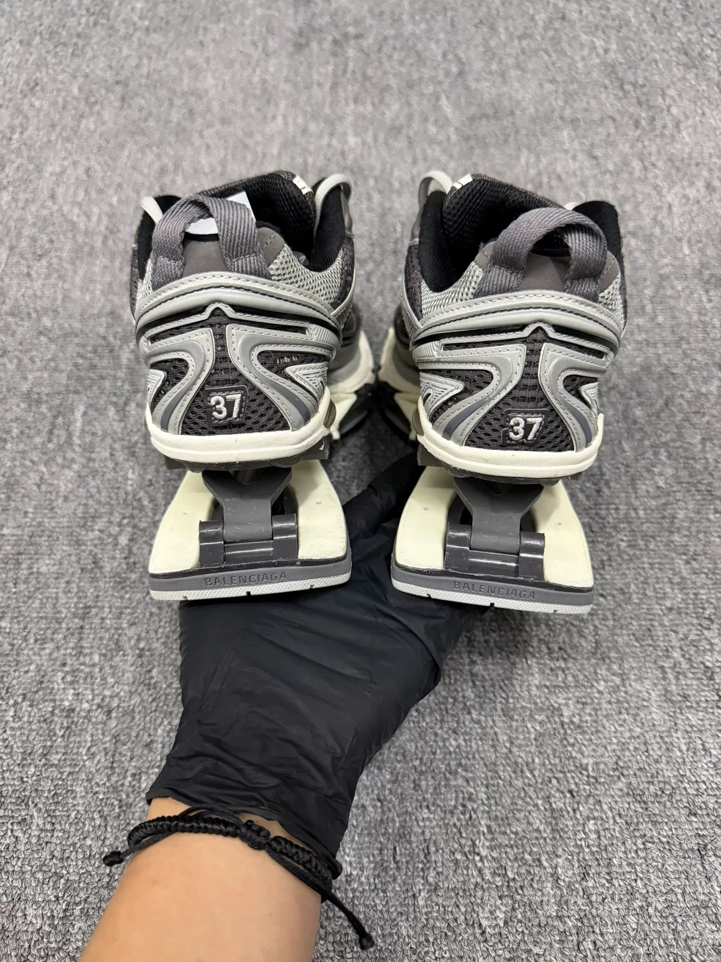 Balenciaga Track Dad Sneakers — label