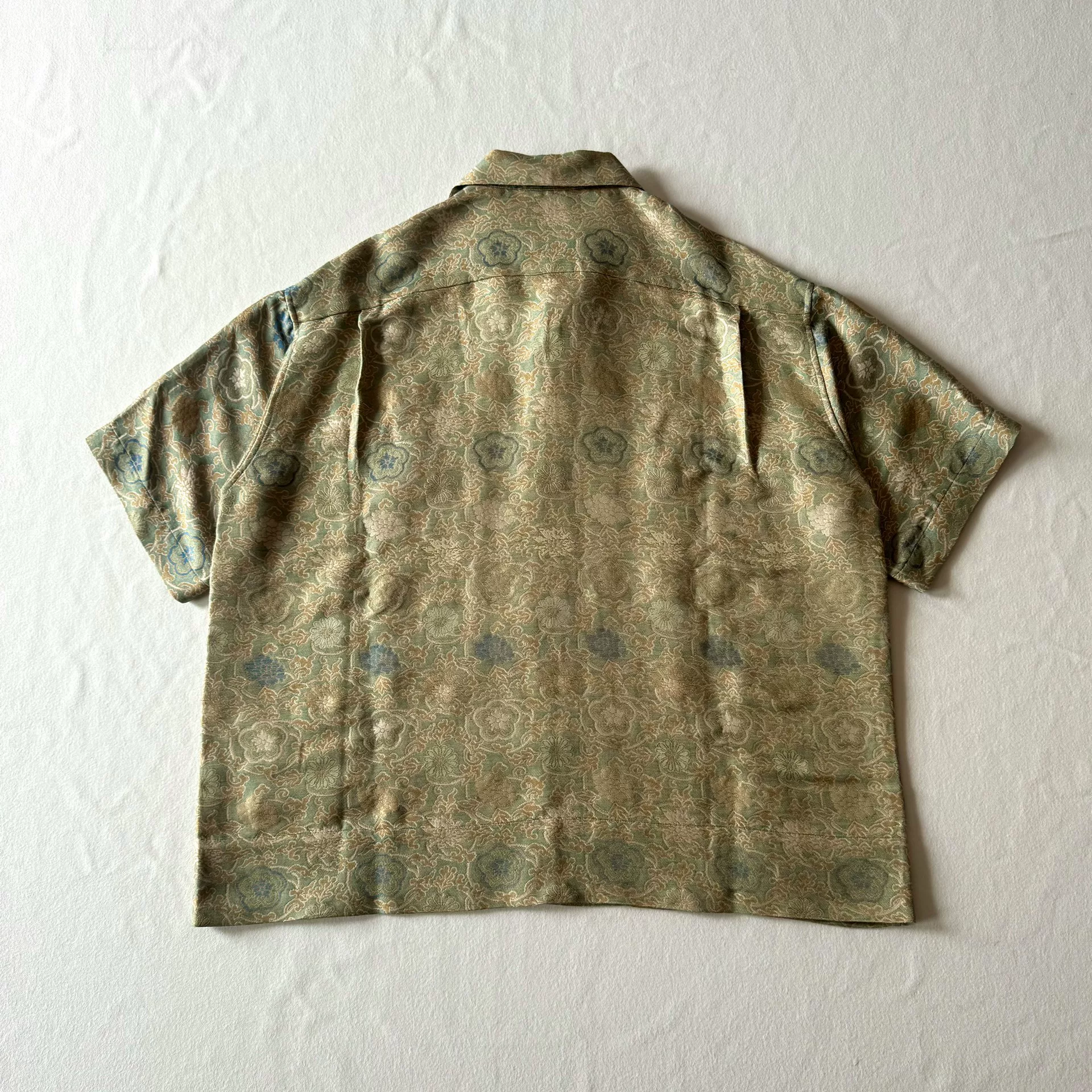 VISVIM 23AW Copa Jacquard Short-Sleeve Shirt — front