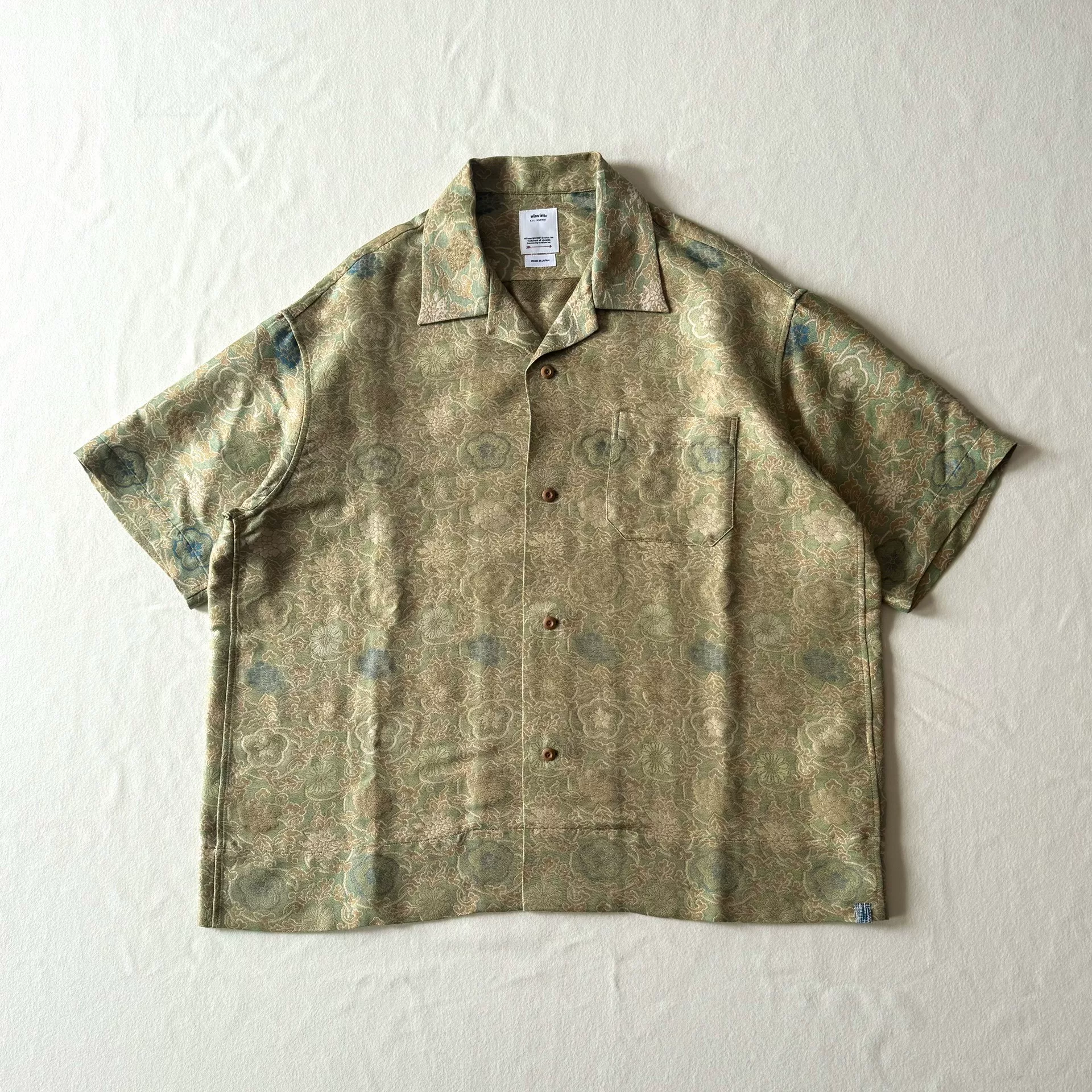 VISVIM 23AW Copa Jacquard Short-Sleeve Shirt