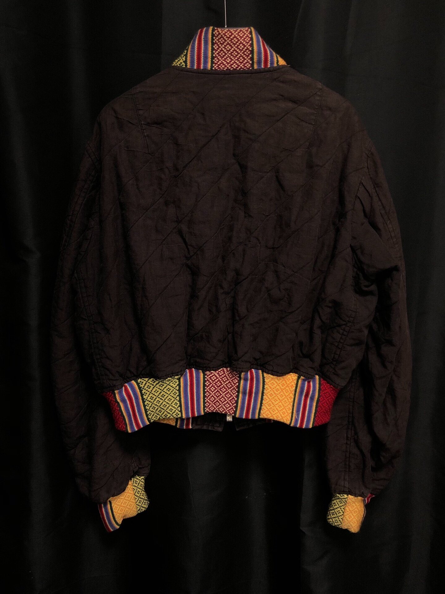 Yohji Yamamoto 93SS Runway Linen Jacket — detail