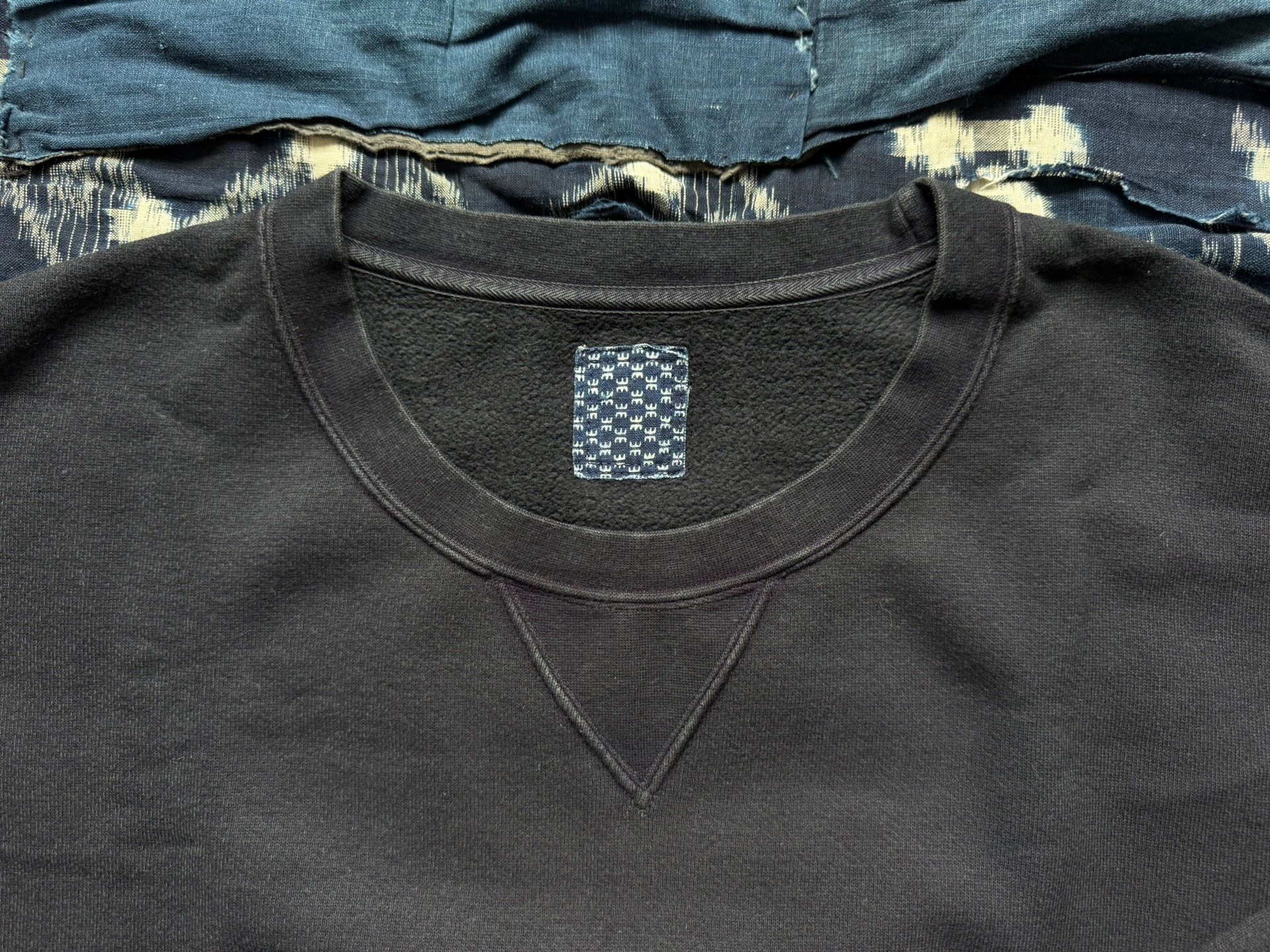 Visvim 23SS 3/4 Sleeve Pullover Sweatshirt — label