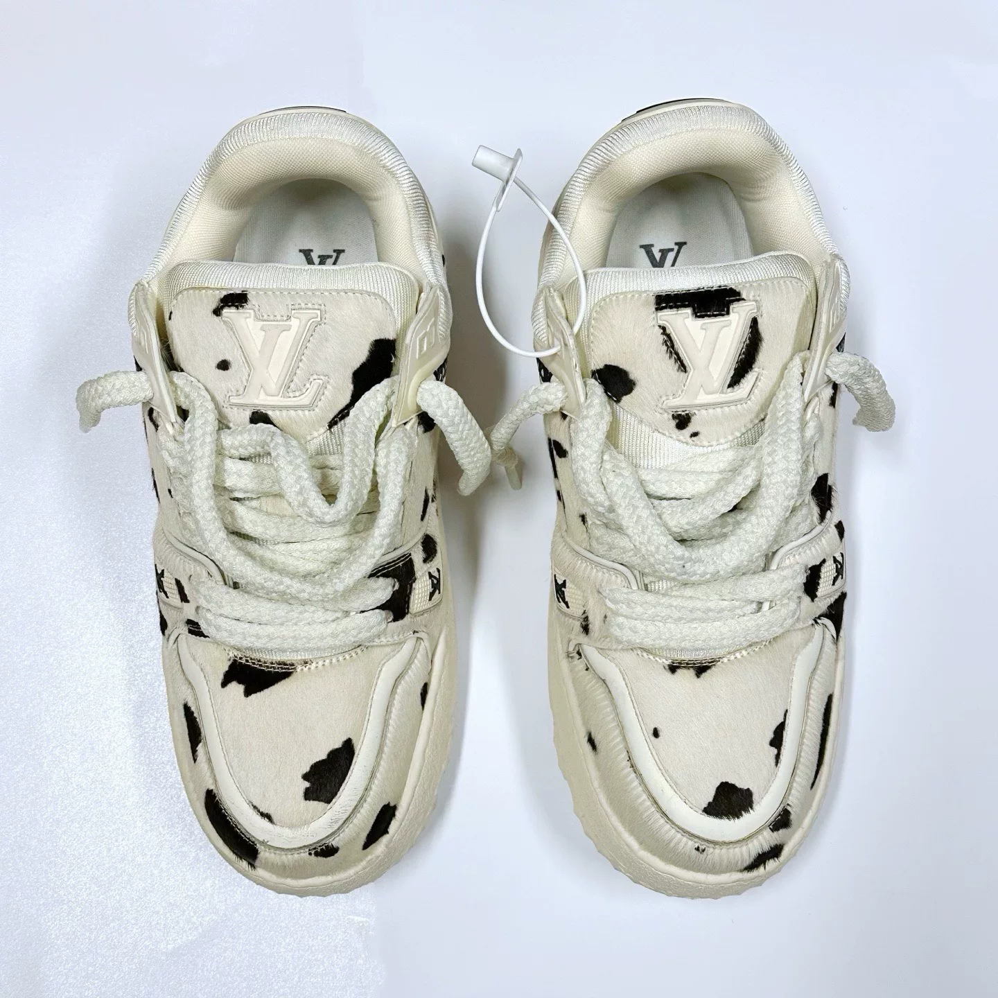 Louis Vuitton Trainer Maxi Cow Print Sneakers