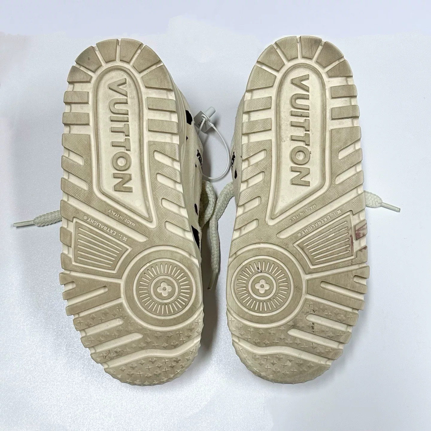 Louis Vuitton Trainer Maxi Cow Print Sneakers — label
