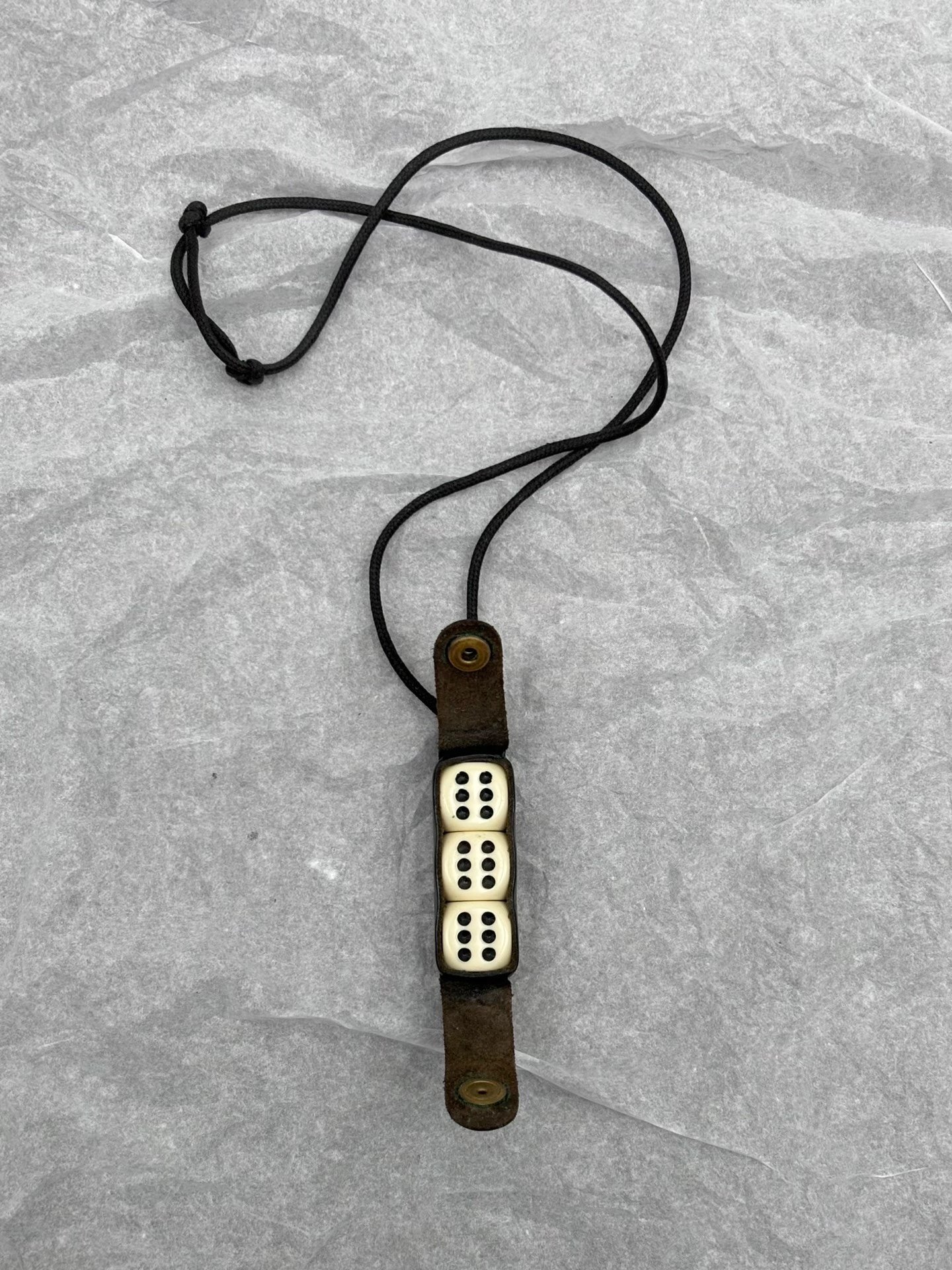 Maison Martin Margiela AW2007 Dice Necklace — detail