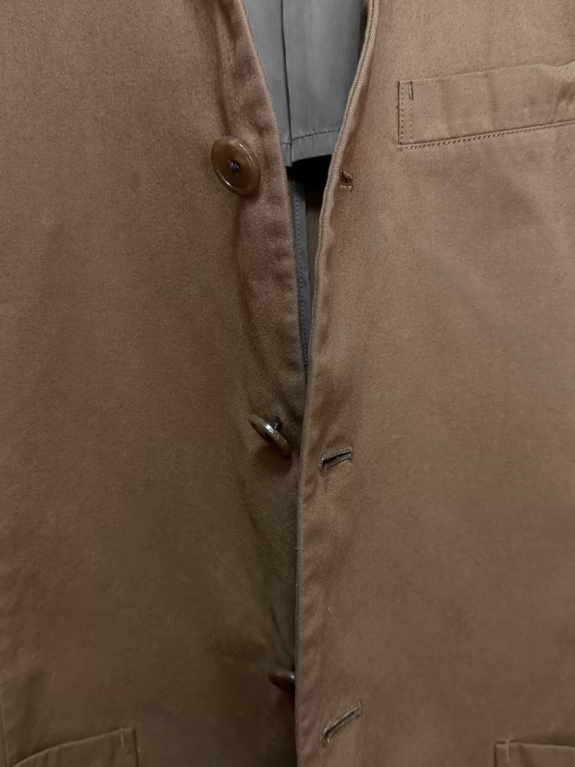 Yohji Yamamoto 90s Collarless Coat — back