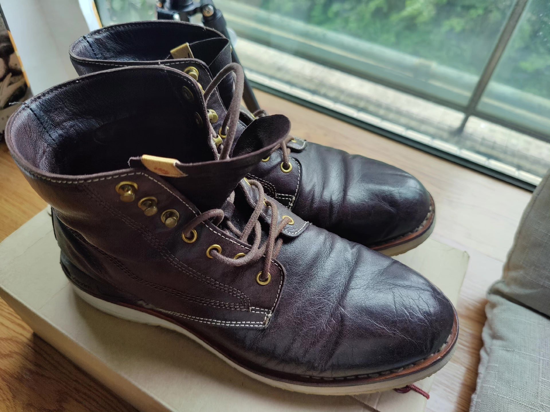 visvim Virgil Dark Brown Leather Boots