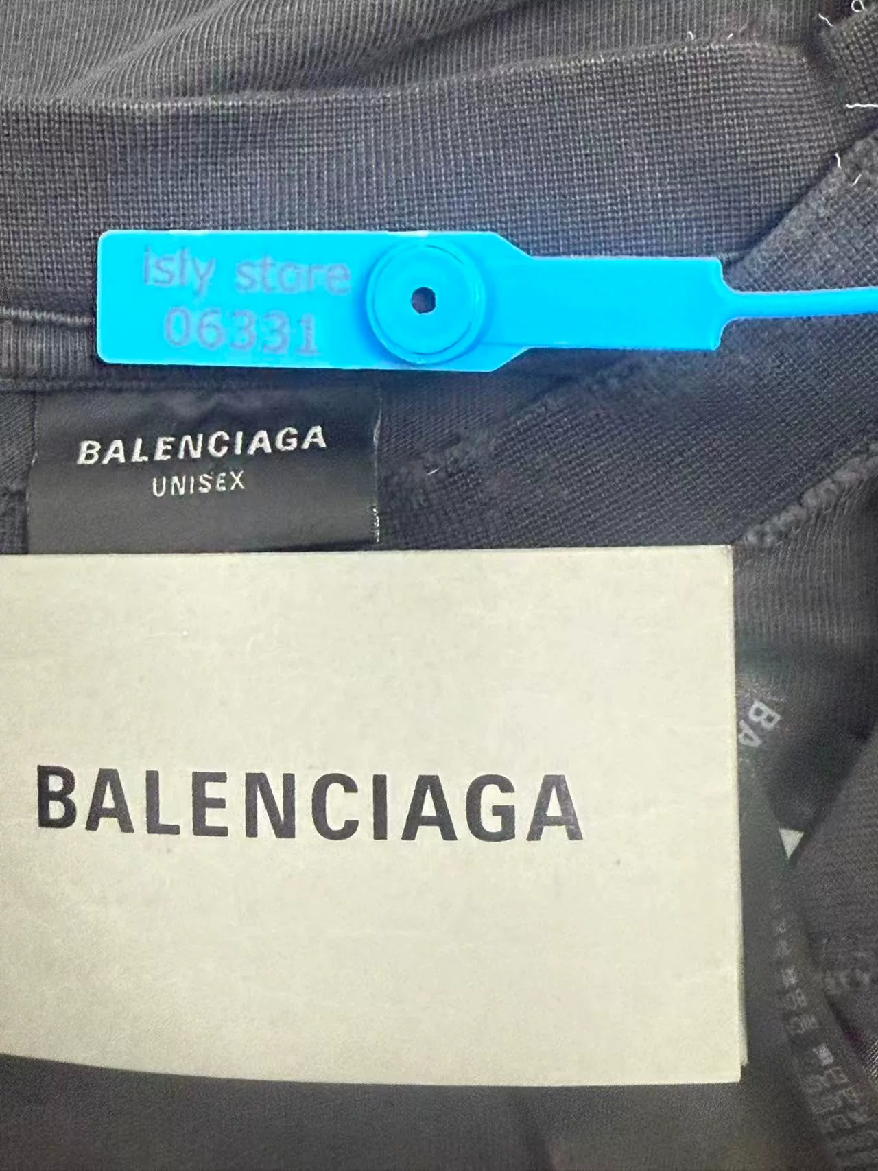 Balenciaga Statue of Liberty Paris T-Shirt — back