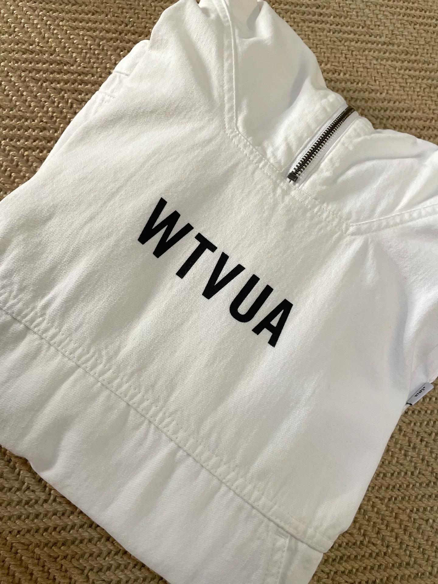 WTAPS SBS Denim Hooded Jacket — front