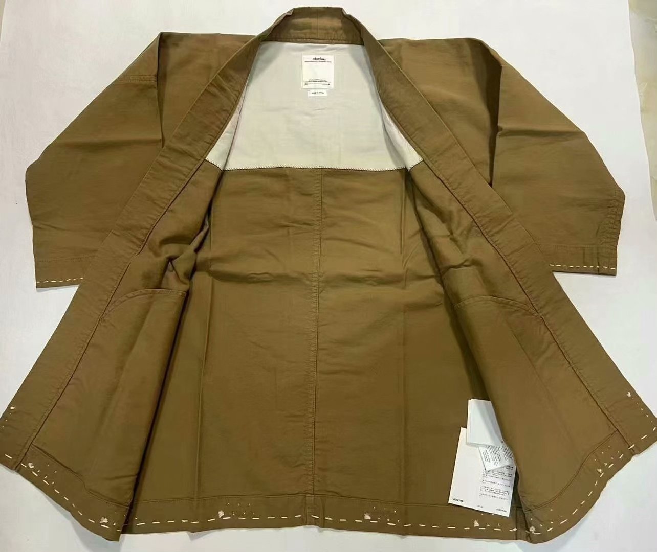 visvim 20SS Sanjuro Kimono — back