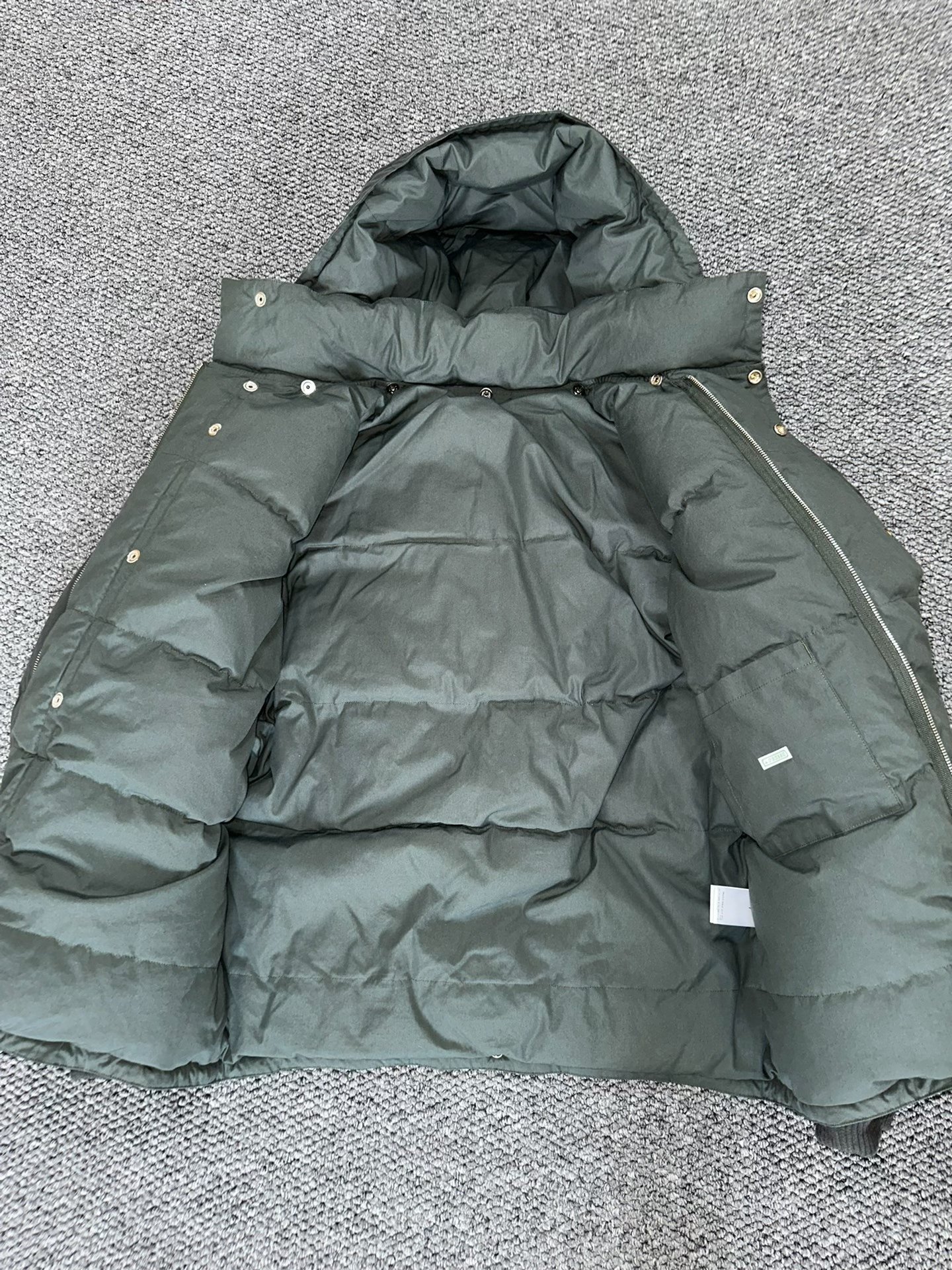 a.presse Silk Blend Cotton Down Jacket — front