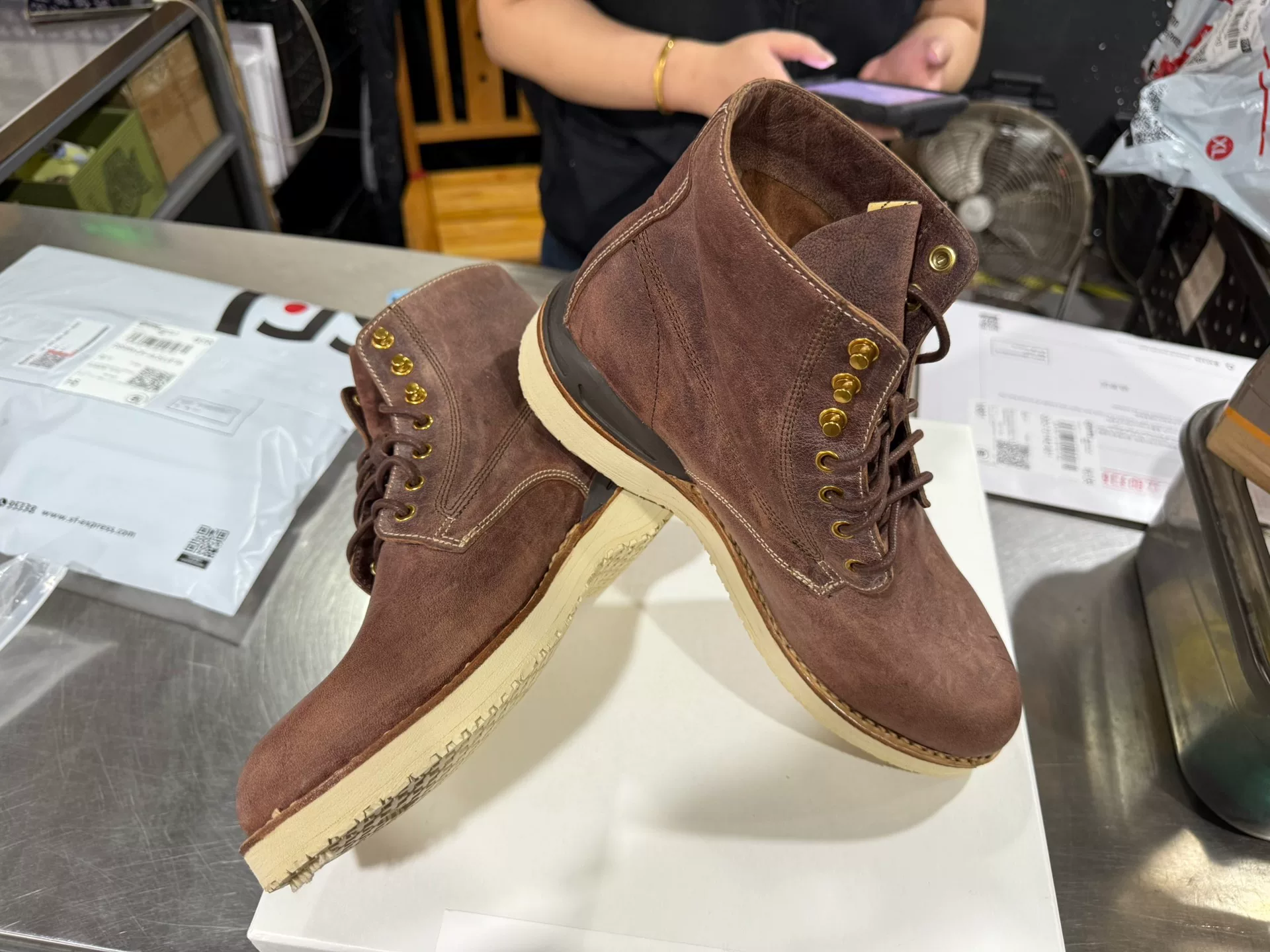 VISVIM 22AW VIRGIL BOOTS-FOLK — front