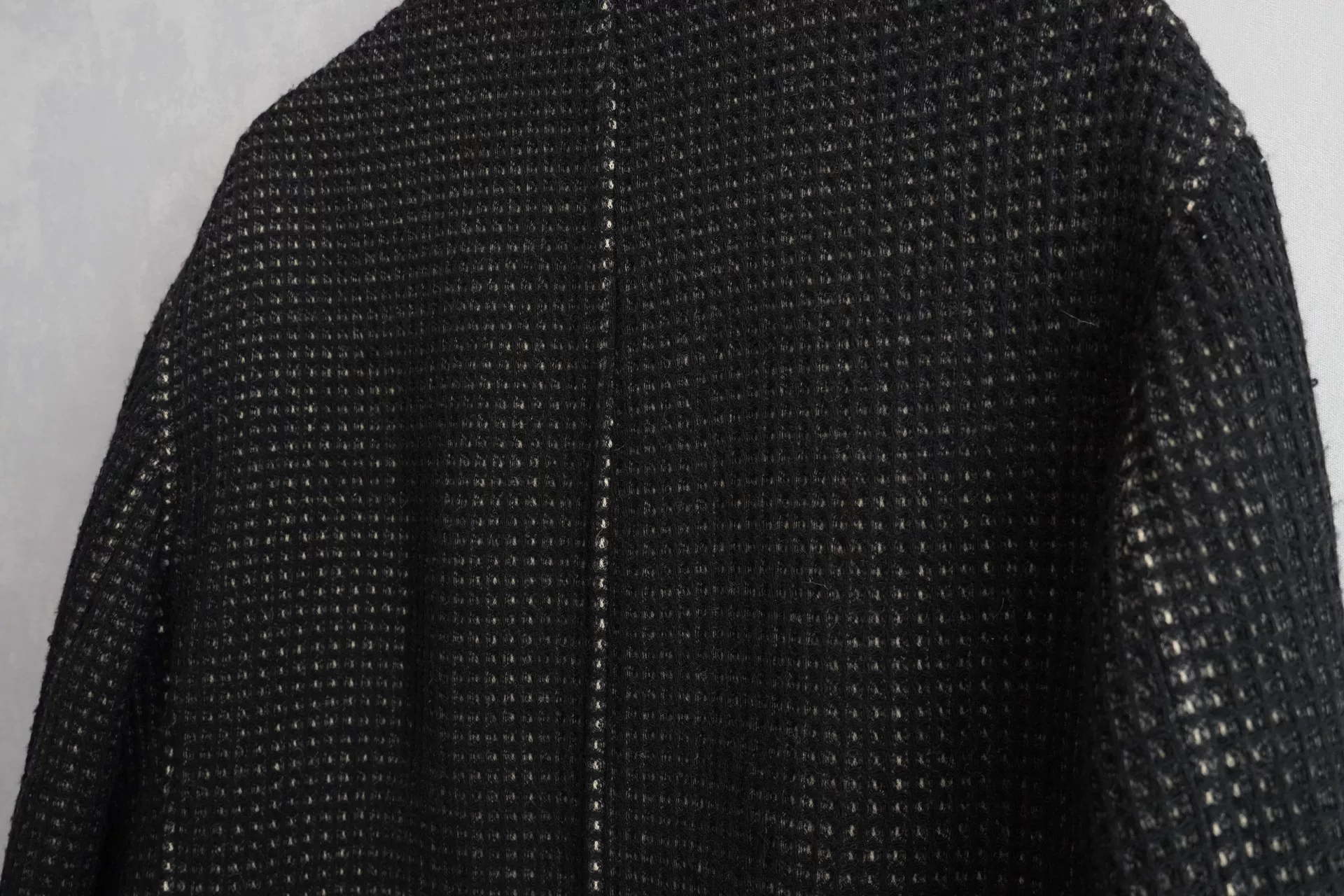 Yohji Yamamoto 97AW Waffle Grid Jacket — detail