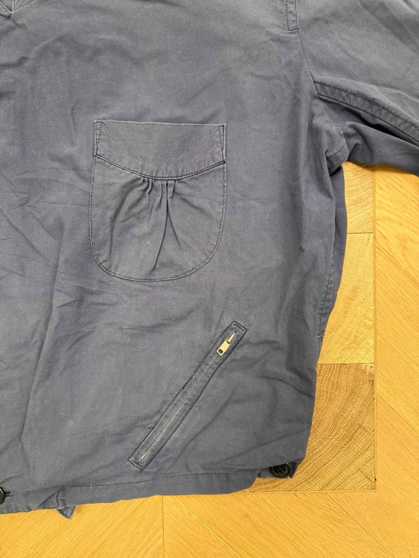 Yohji Yamamoto Y's Collar Zip Jacket — detail