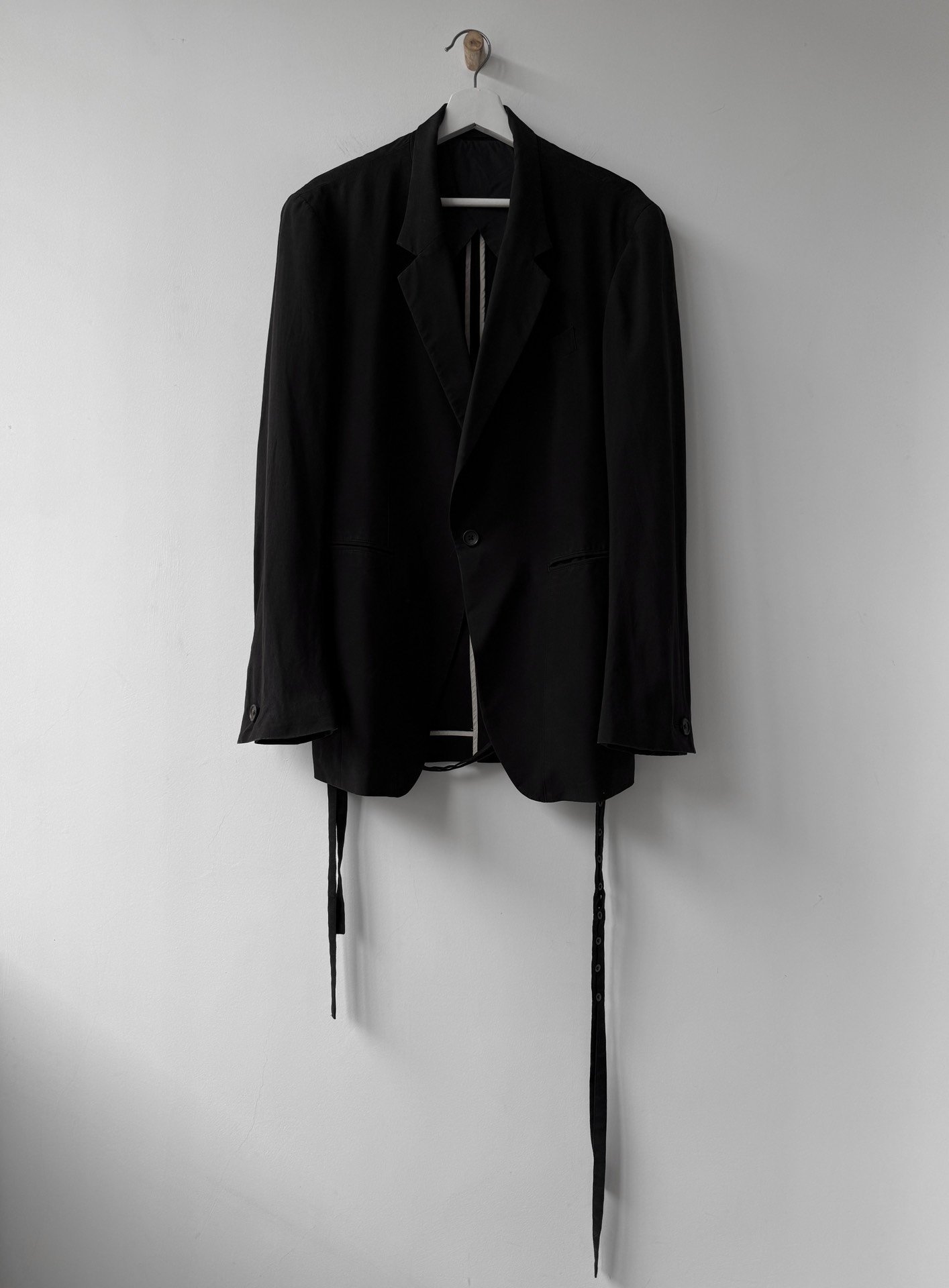 Yohji Yamamoto Y's 07SS Cupro Blazer — front