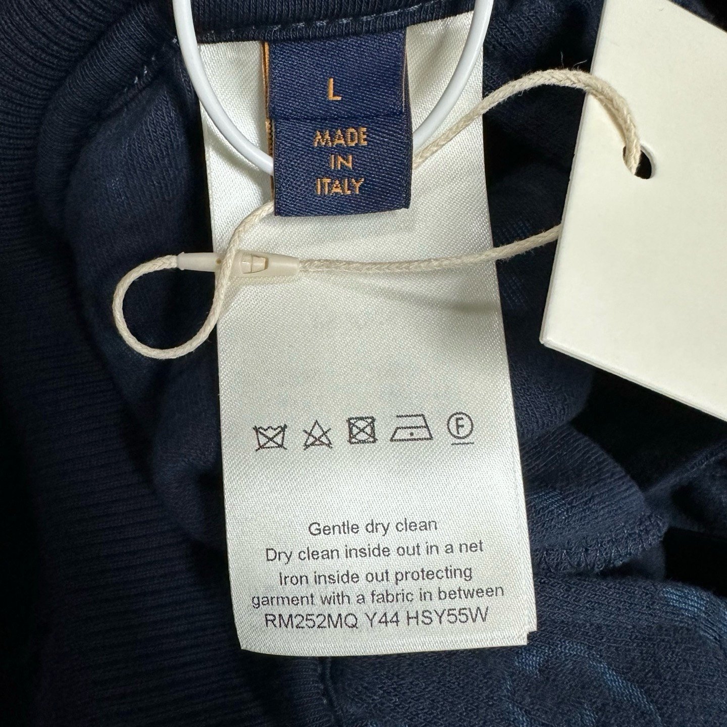 Louis Vuitton FW25 Men's Terry Shorts — label