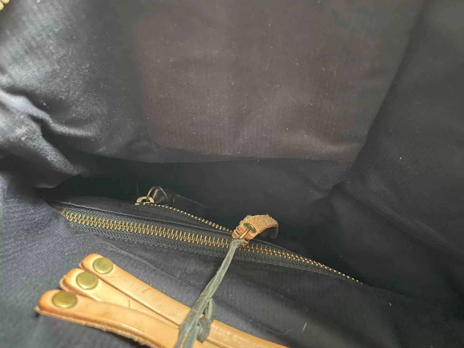 Corneliani Black Leather Handbag Crossbody — label