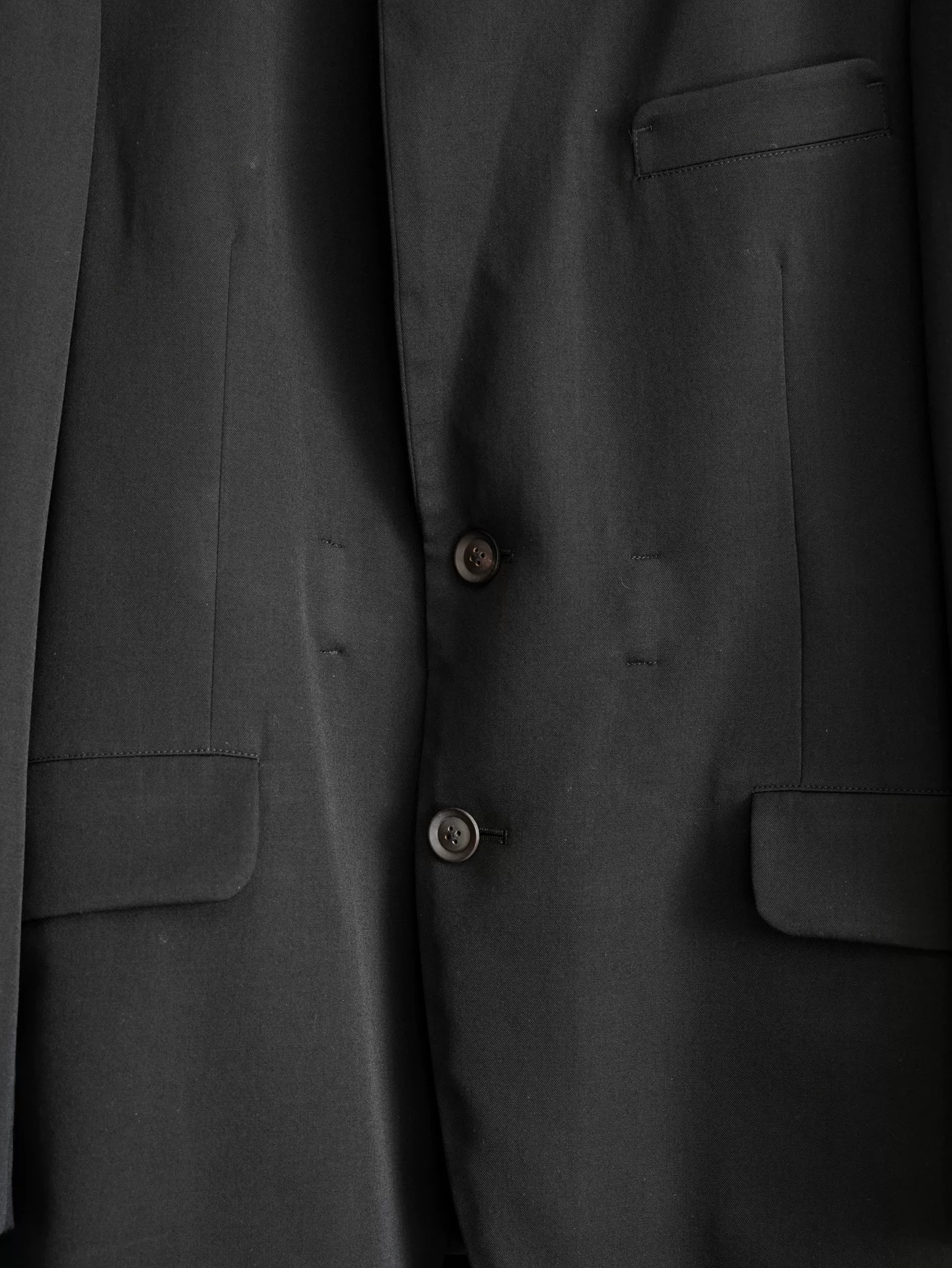 Yohji Yamamoto 19AW Mafia Belted Jacket — label