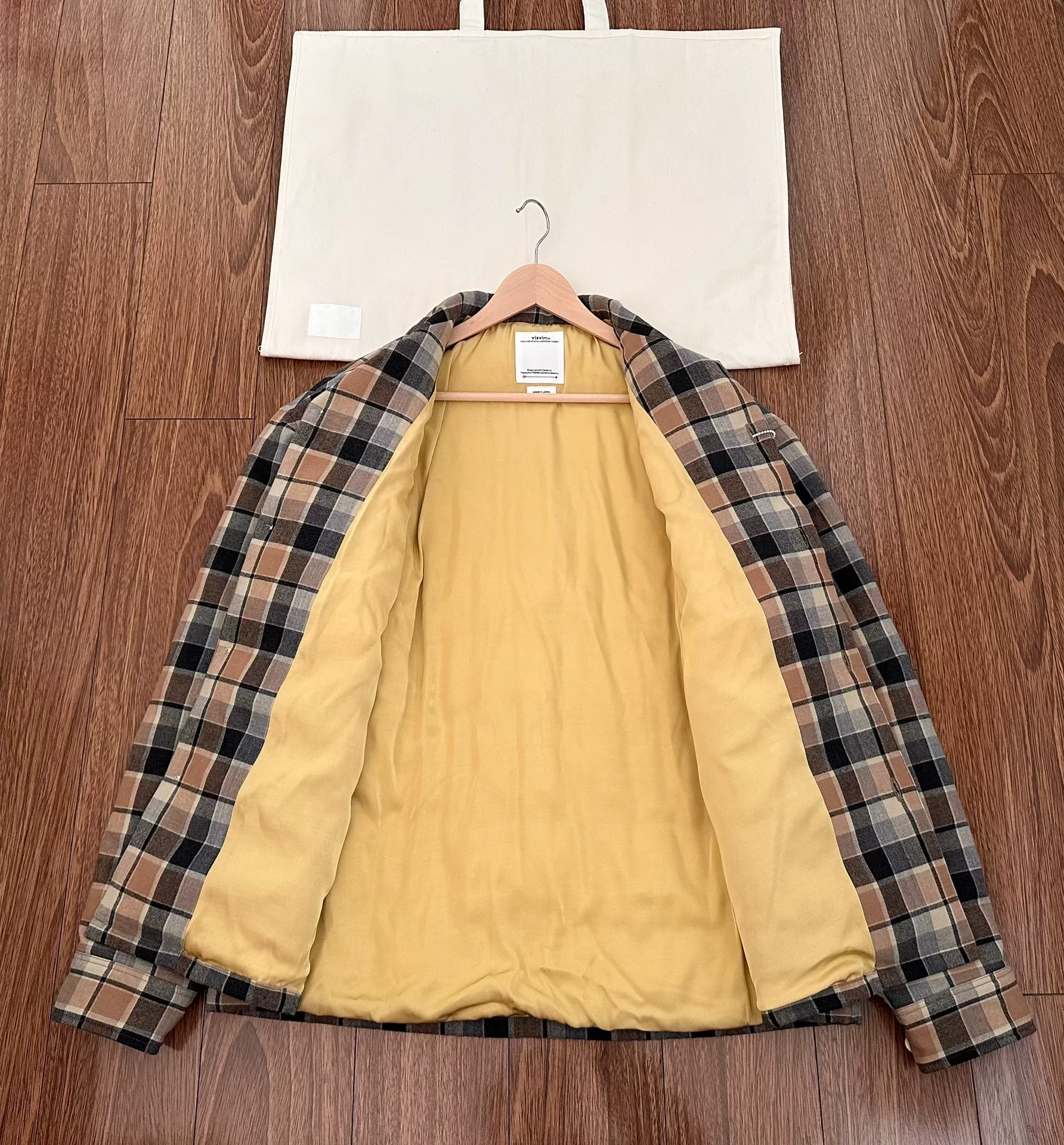 VISVIM 25SS KEESEY CHECK DOWN JKT — detail
