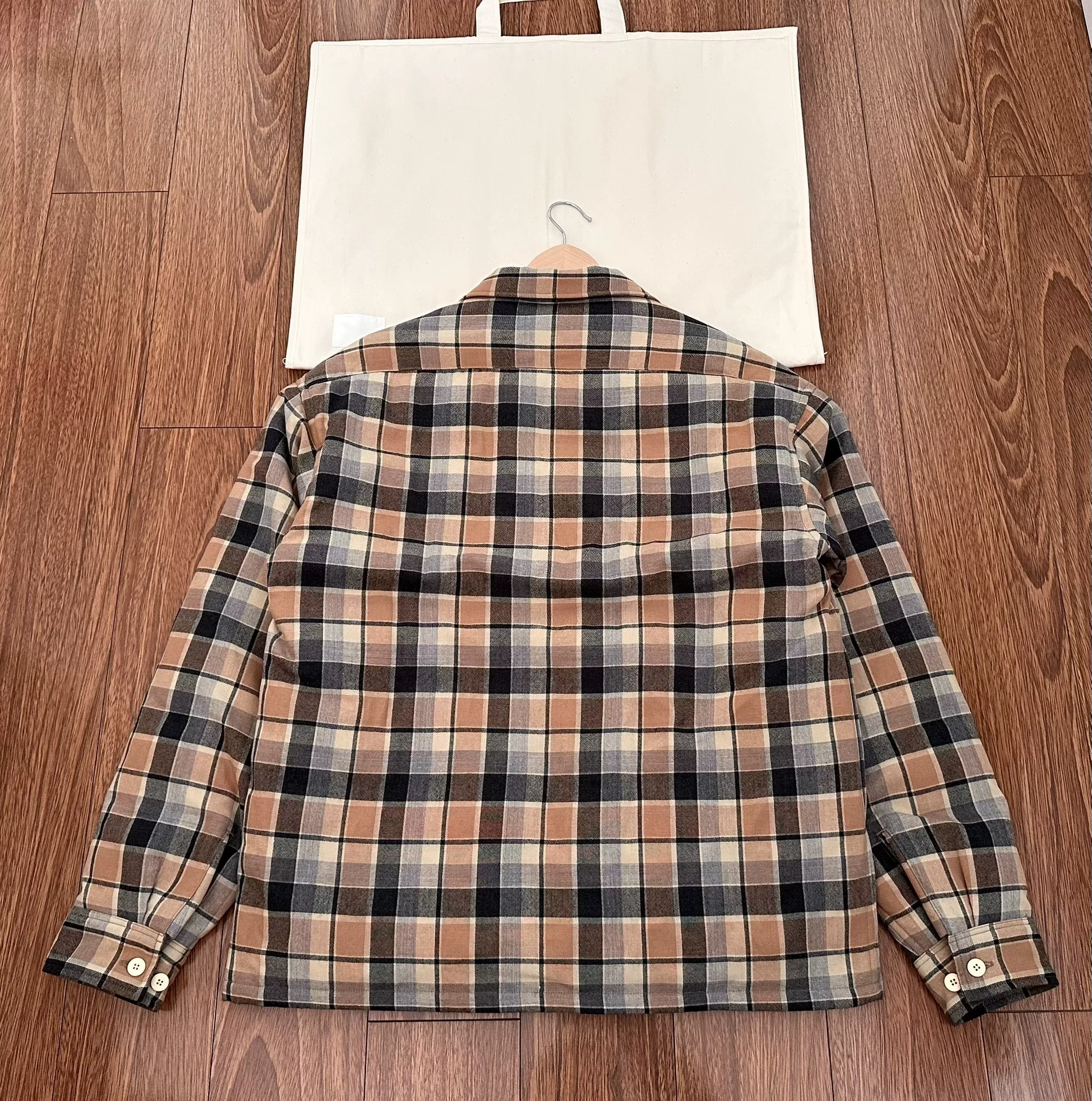 VISVIM 25SS KEESEY CHECK DOWN JKT — front