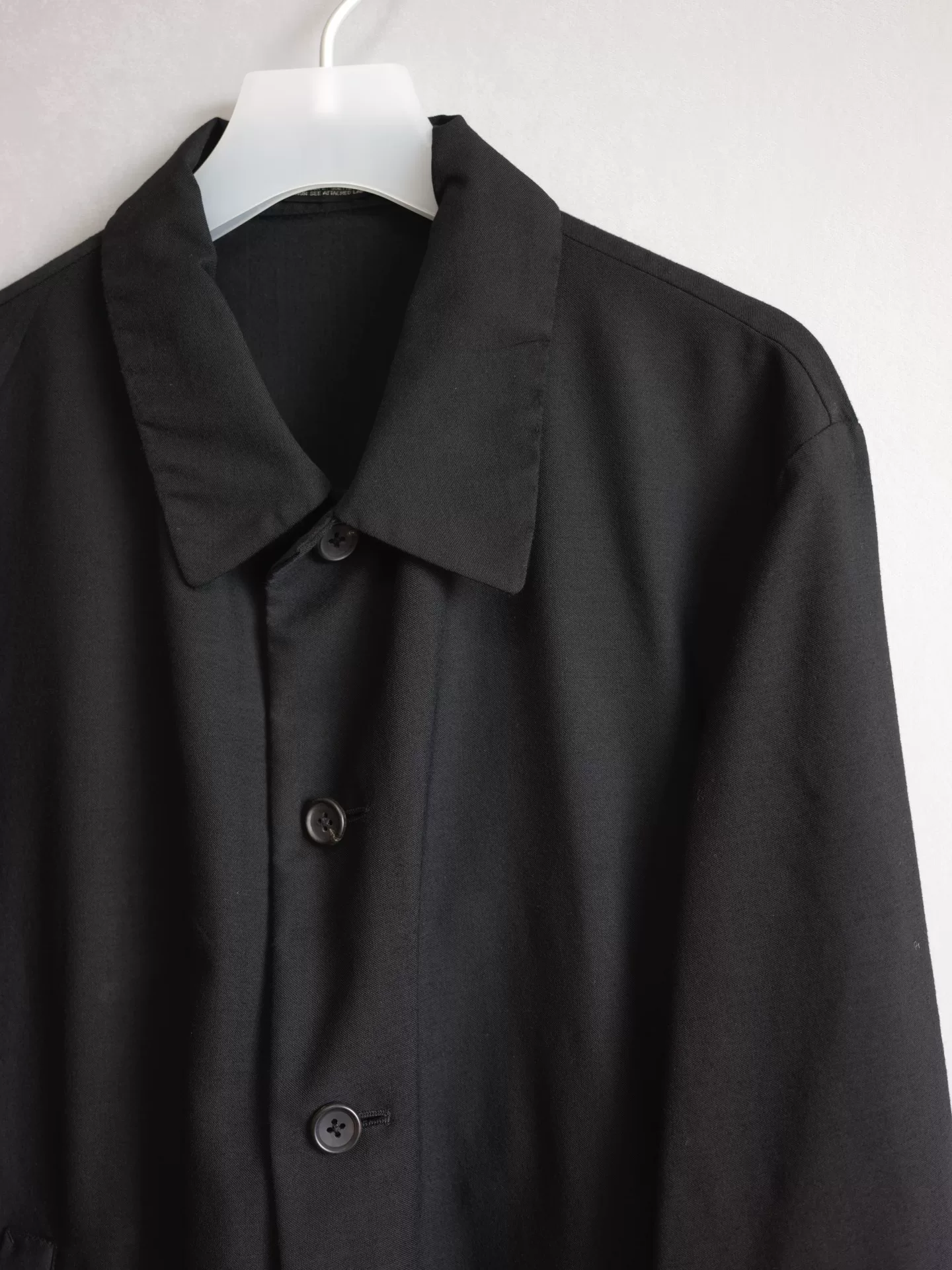 Yohji Yamamoto 02SS Silk Stripe Jacket — detail