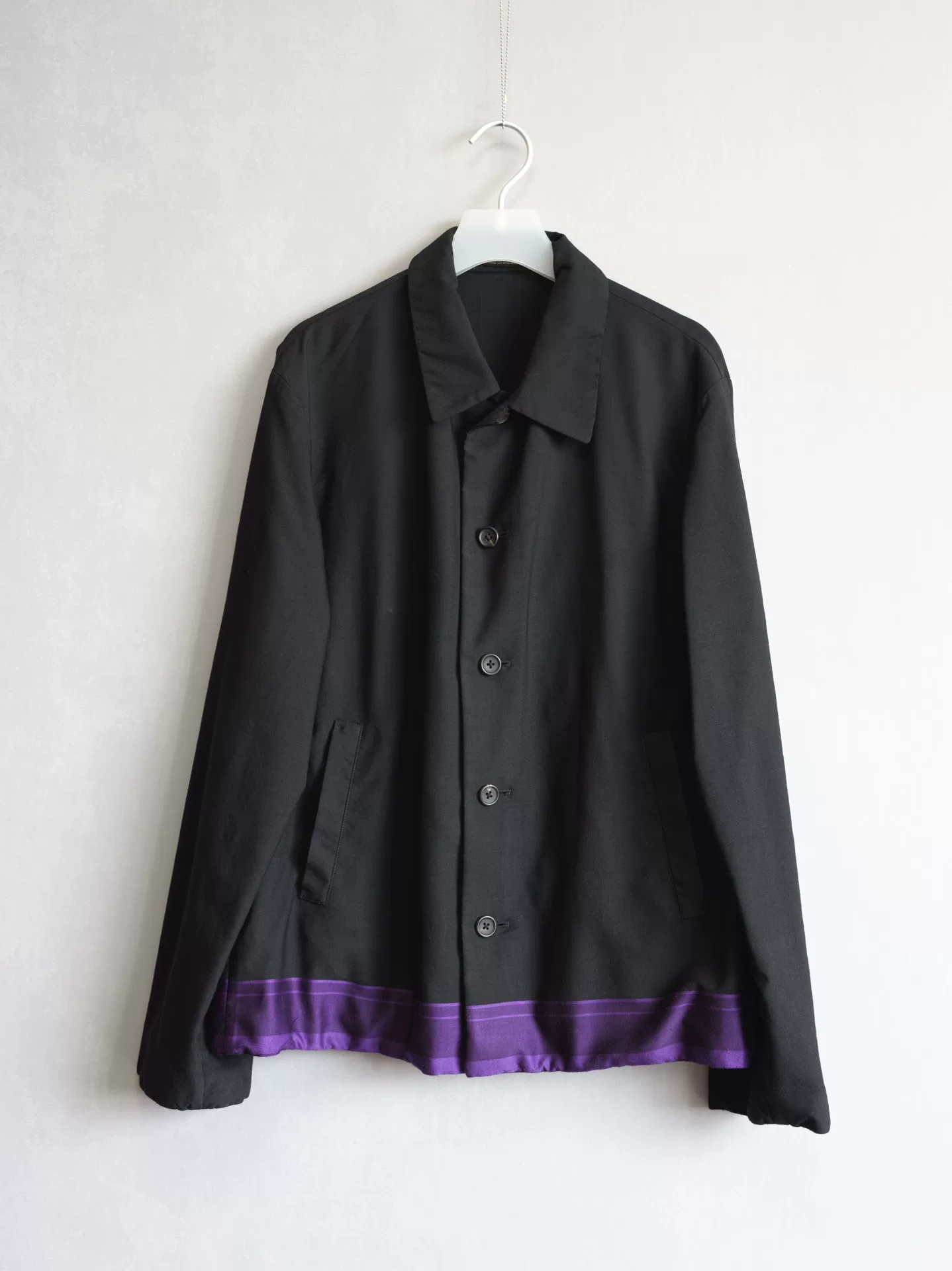 Yohji Yamamoto 02SS Silk Stripe Jacket