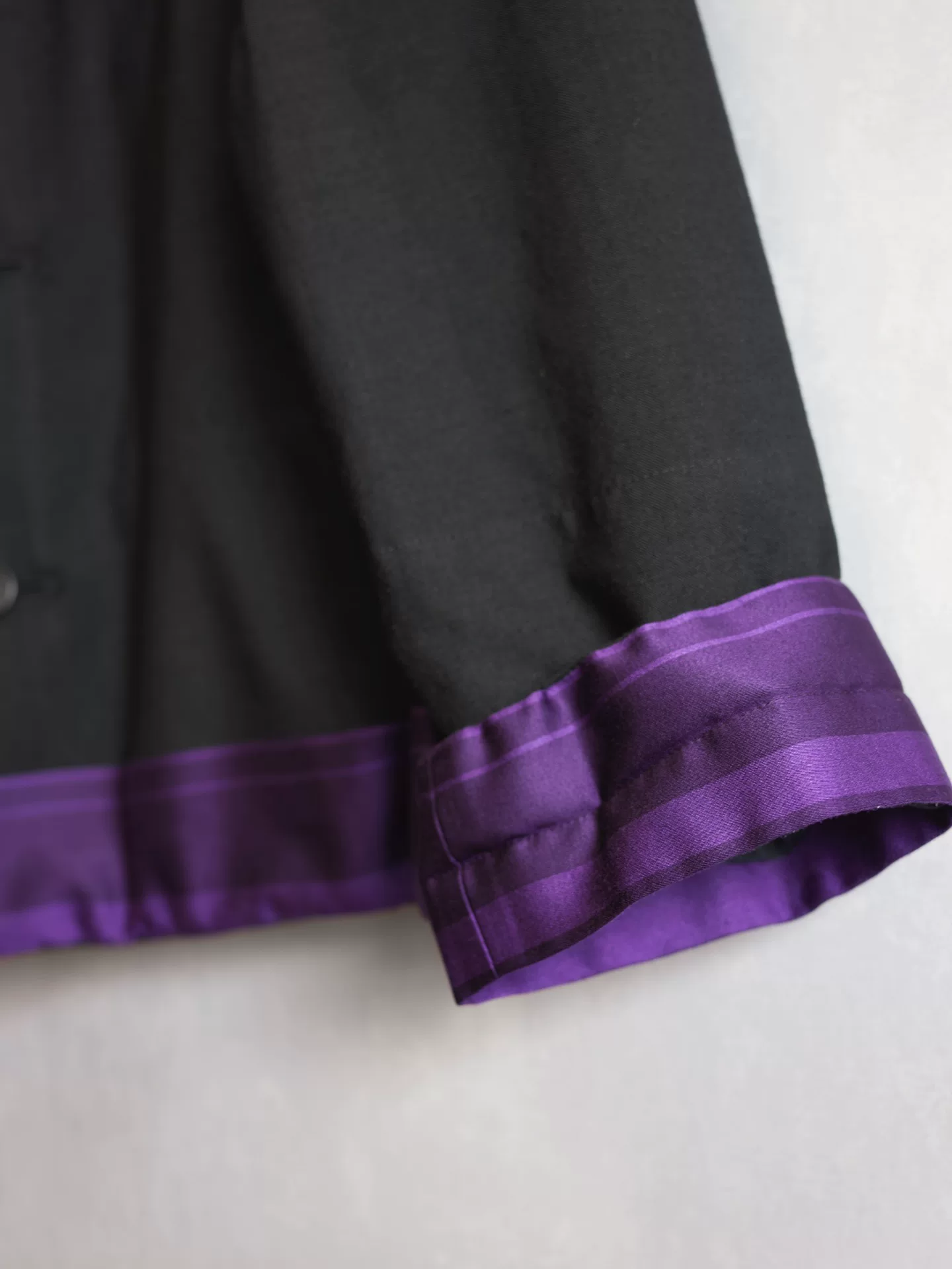 Yohji Yamamoto 02SS Silk Stripe Jacket — label