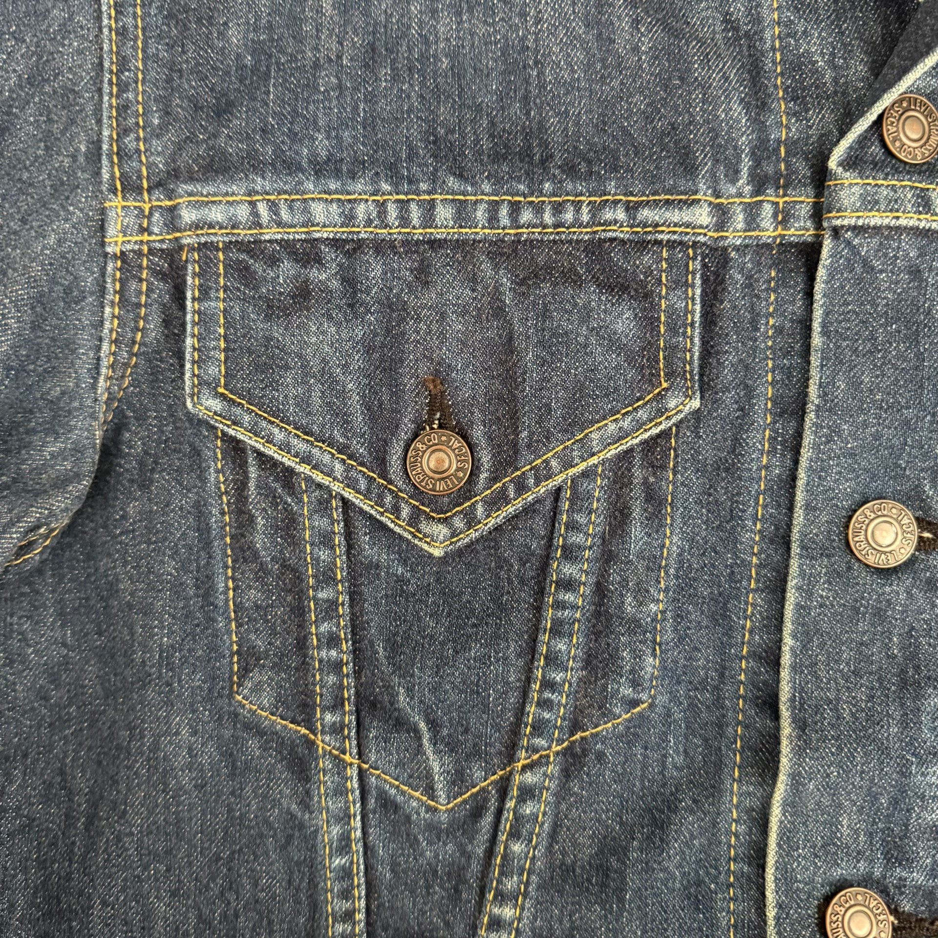 Levi's LVC 71557 J30 Denim Jacket — label