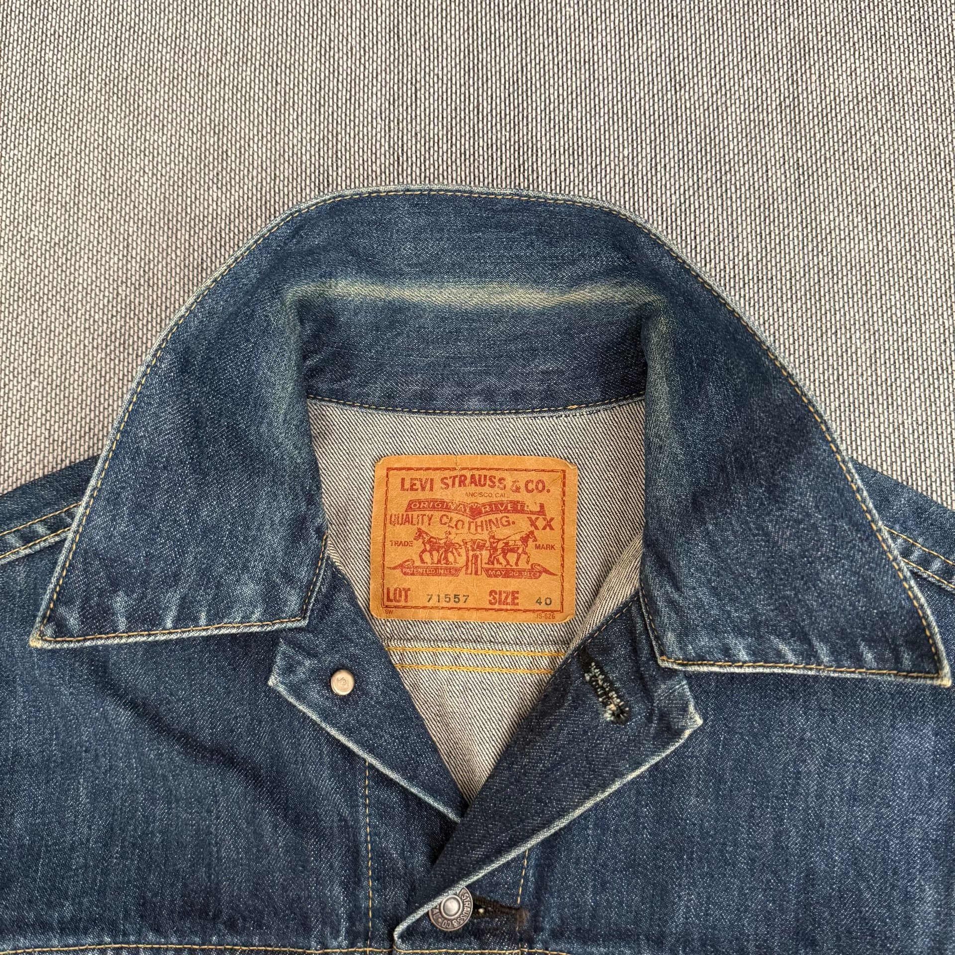 Levi's LVC 71557 J30 Denim Jacket — detail