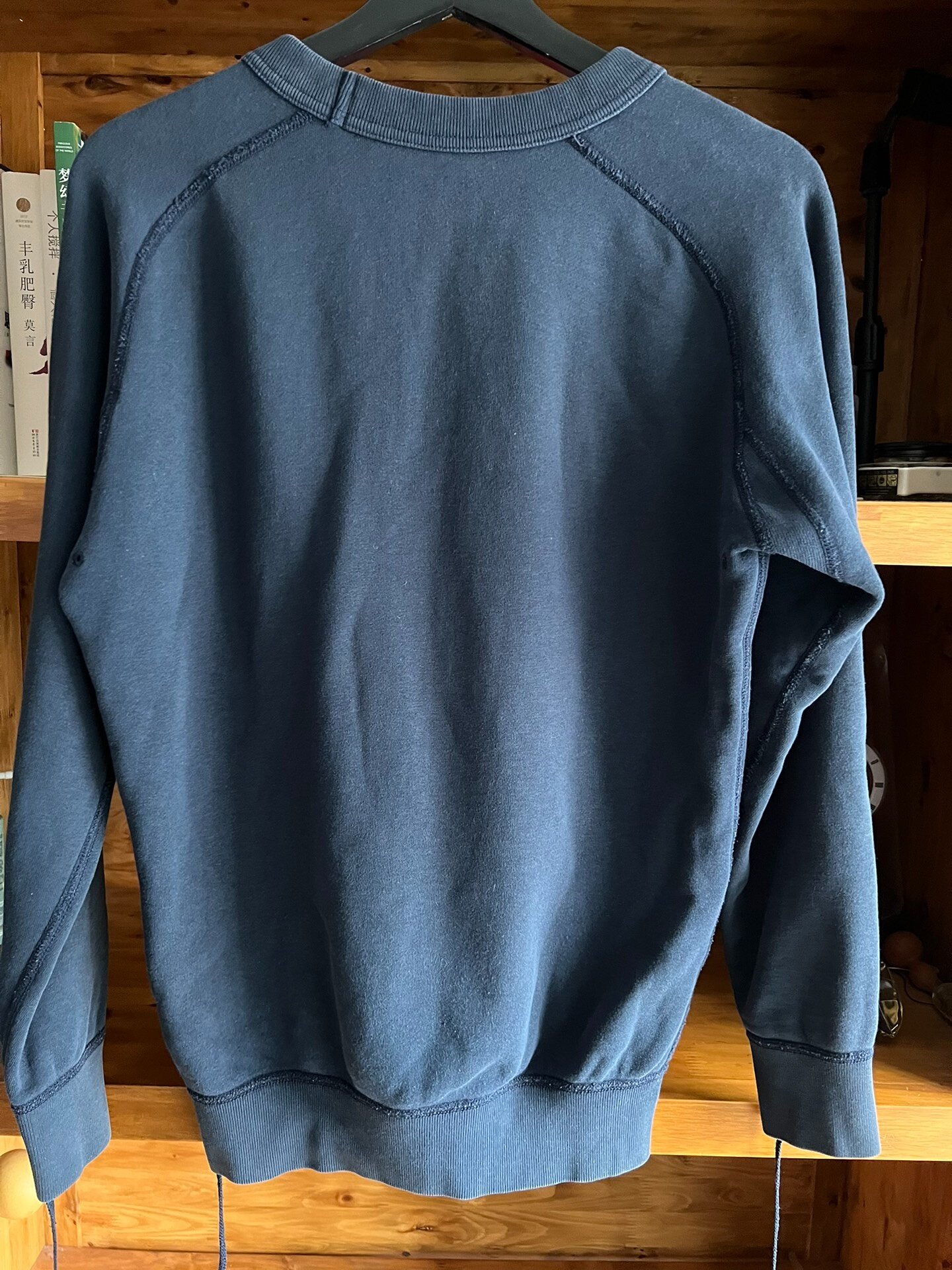 Pure Blue Japan Indigo Dyed Sweatshirt — back
