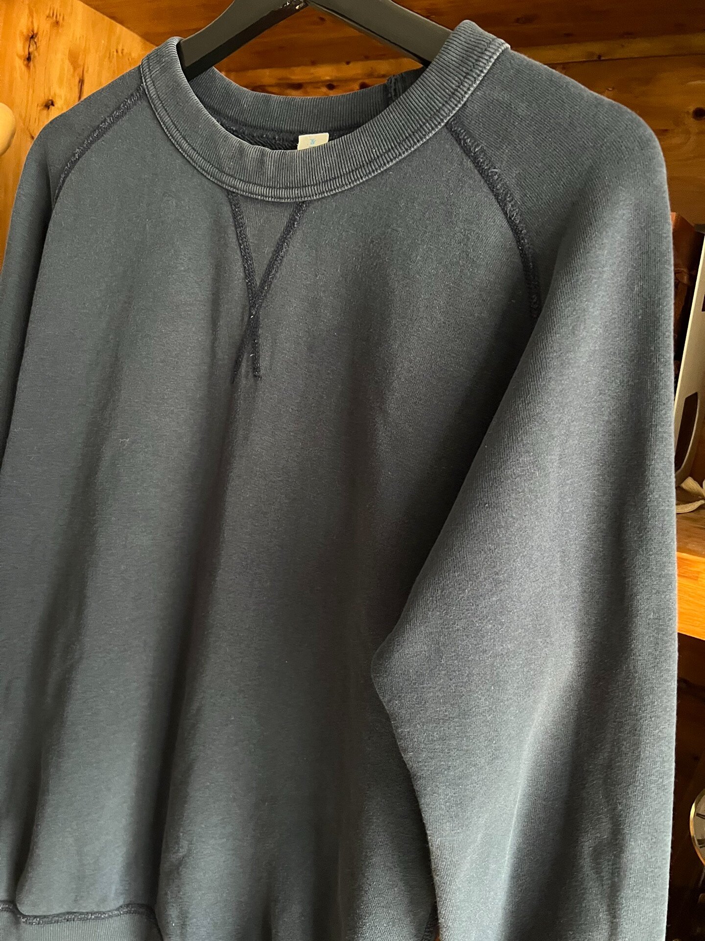 Pure Blue Japan Indigo Dyed Sweatshirt — front