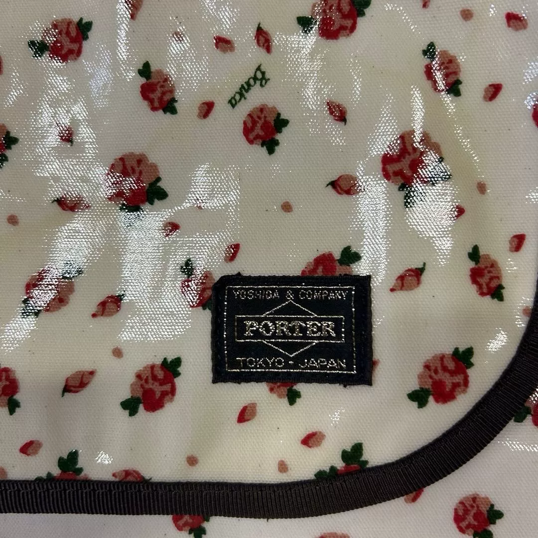 PORTER.bonica Dot Floral Messenger Bag — back