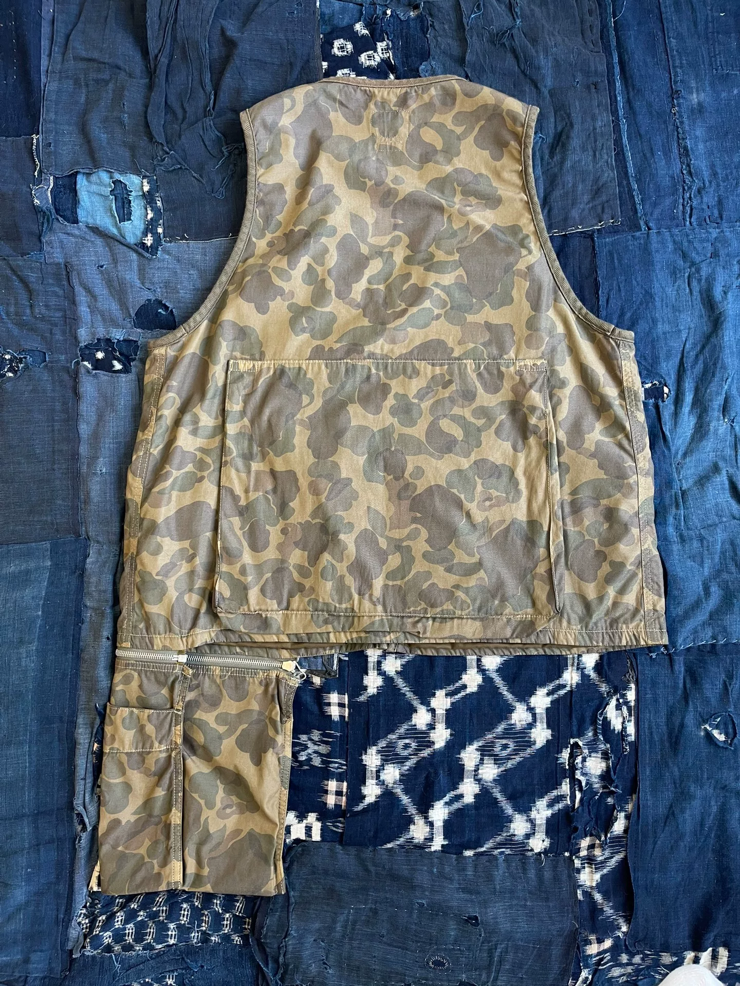 VISVIM 20AW Pilar Fisherman Vest — detail