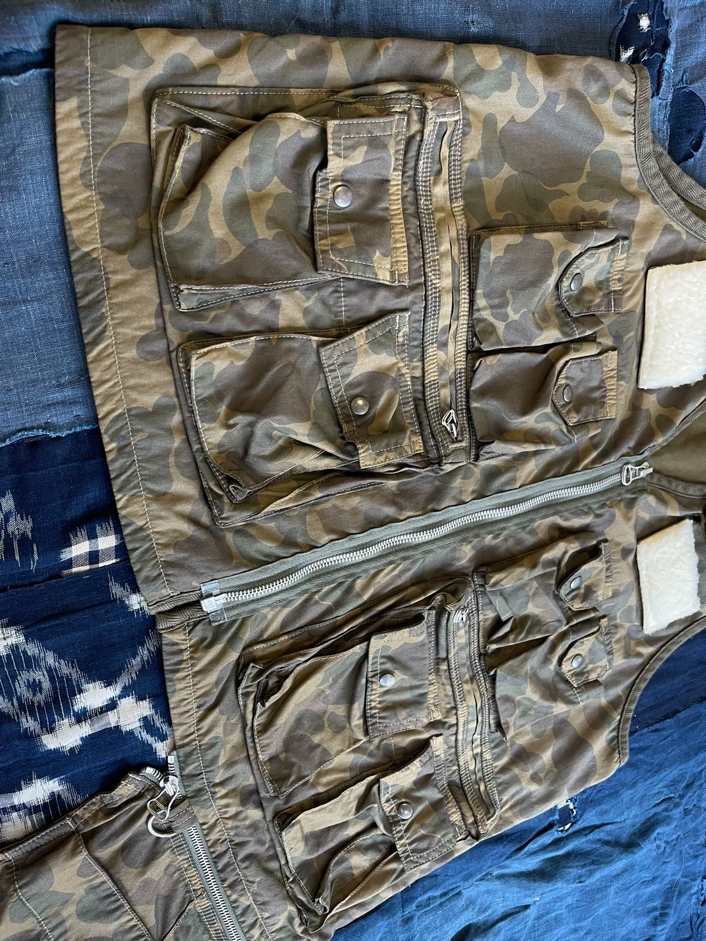 VISVIM 20AW Pilar Fisherman Vest — label