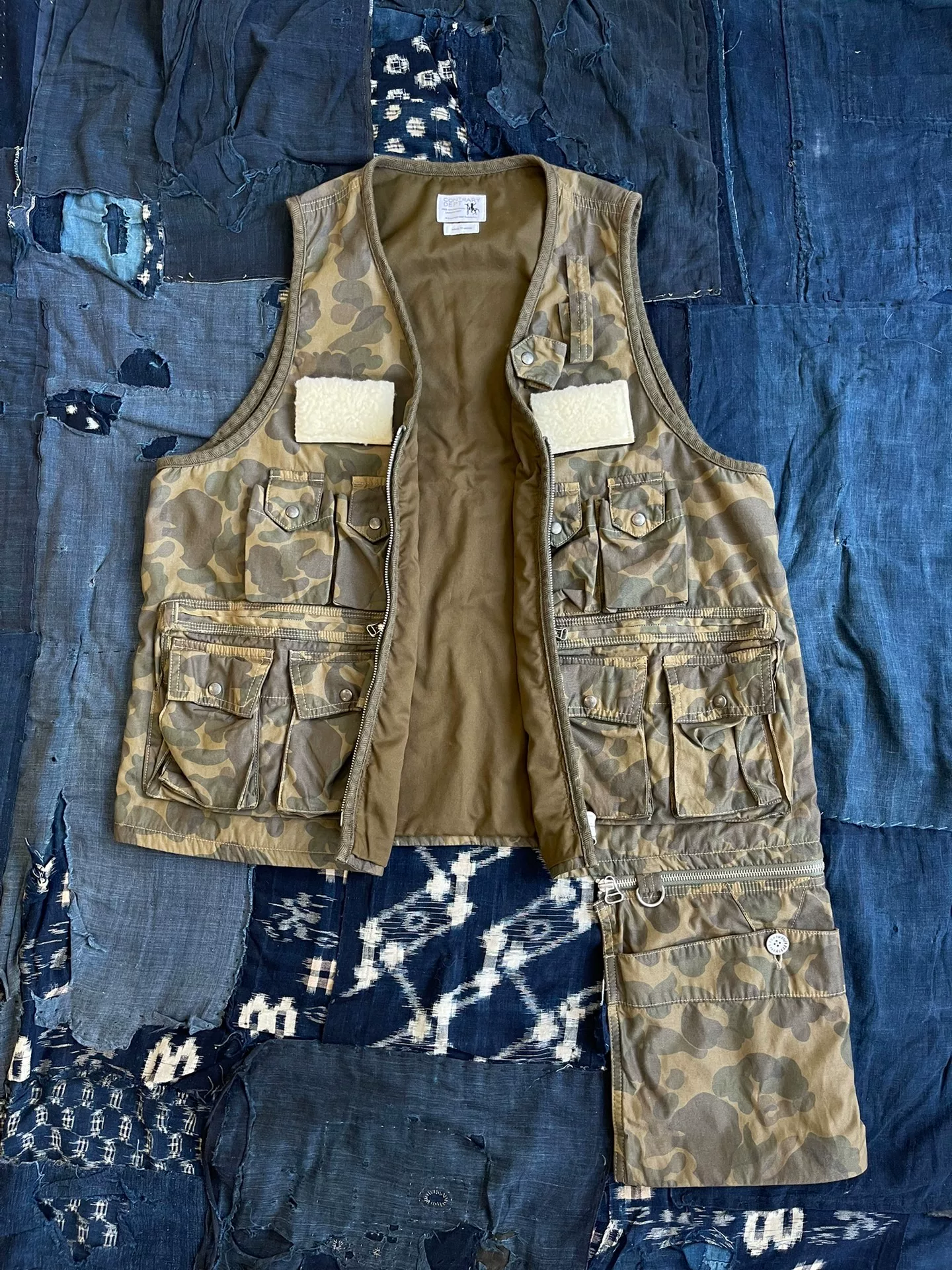 VISVIM 20AW Pilar Fisherman Vest — front