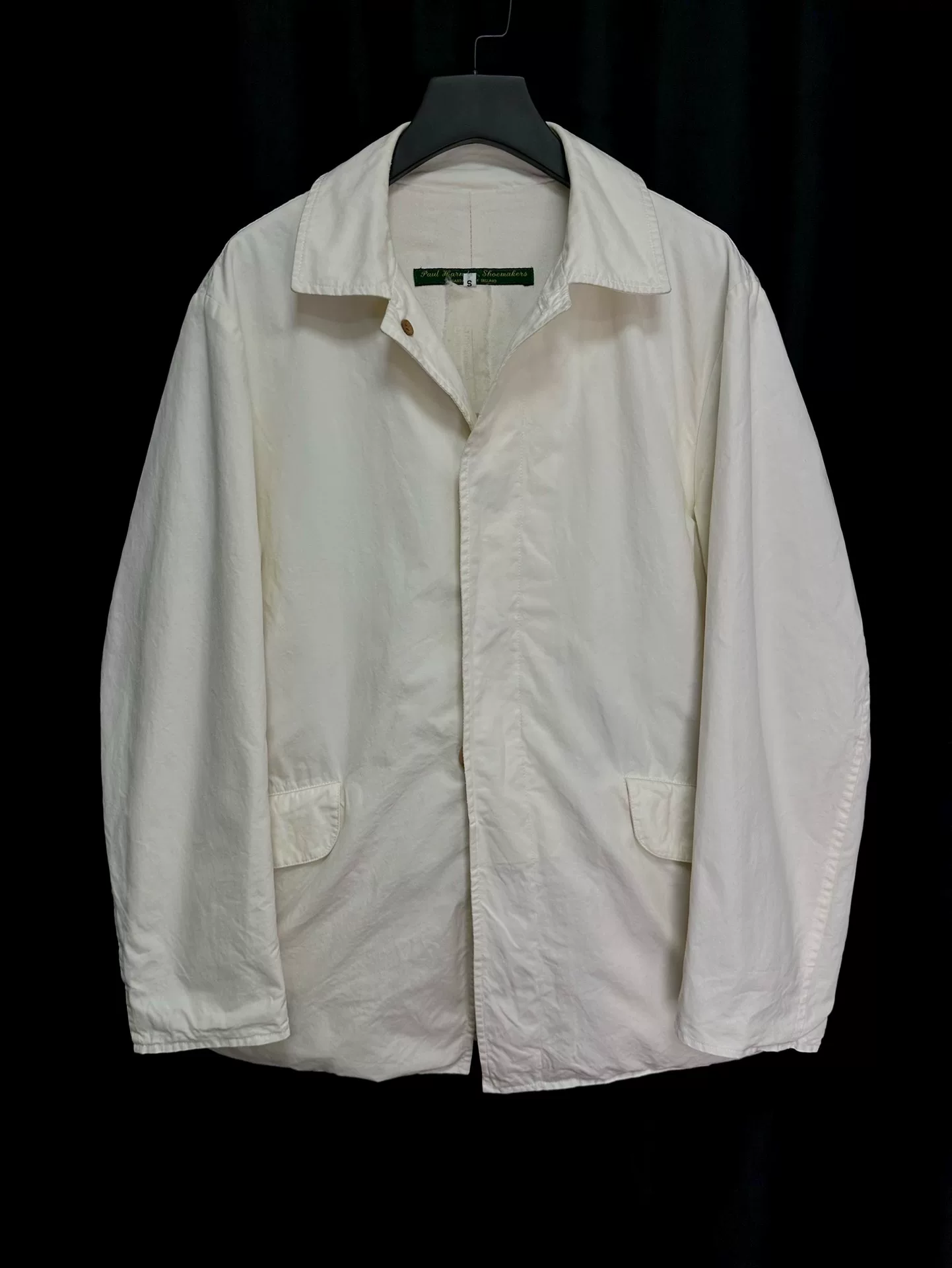 Paul Harnden Ivory Mac Coat — front