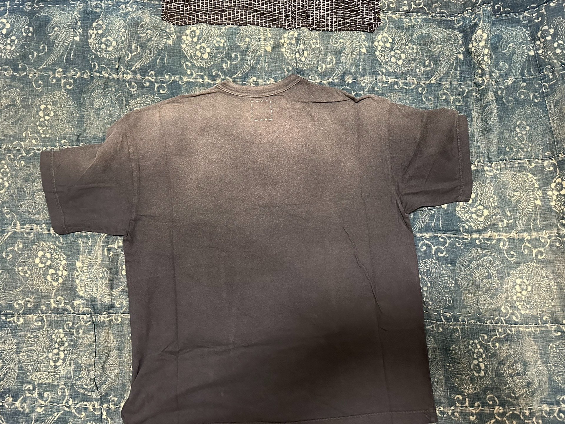 Visvim Jumbo Oversized Black T-shirt — front