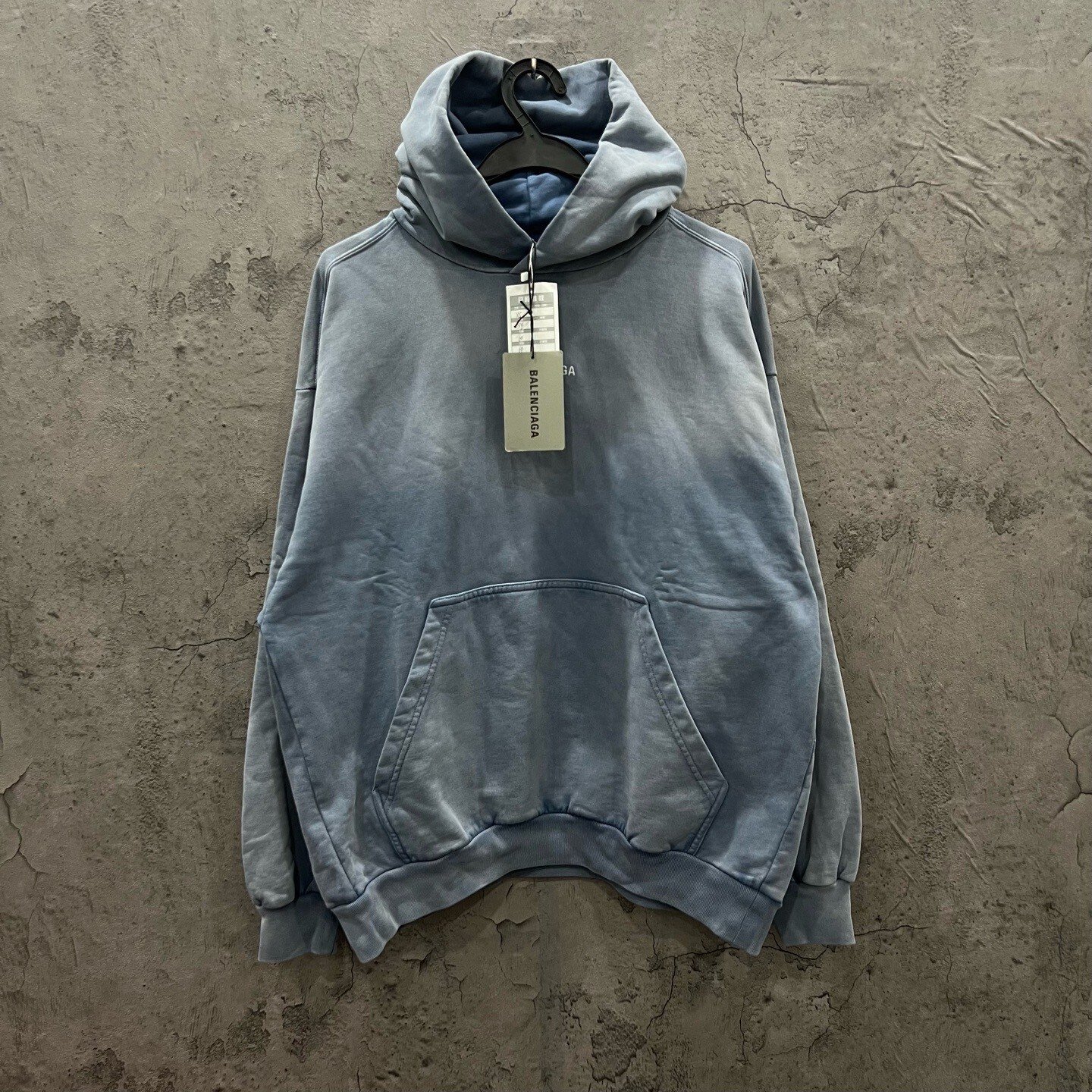 Balenciaga Embroidered Logo Hoodie
