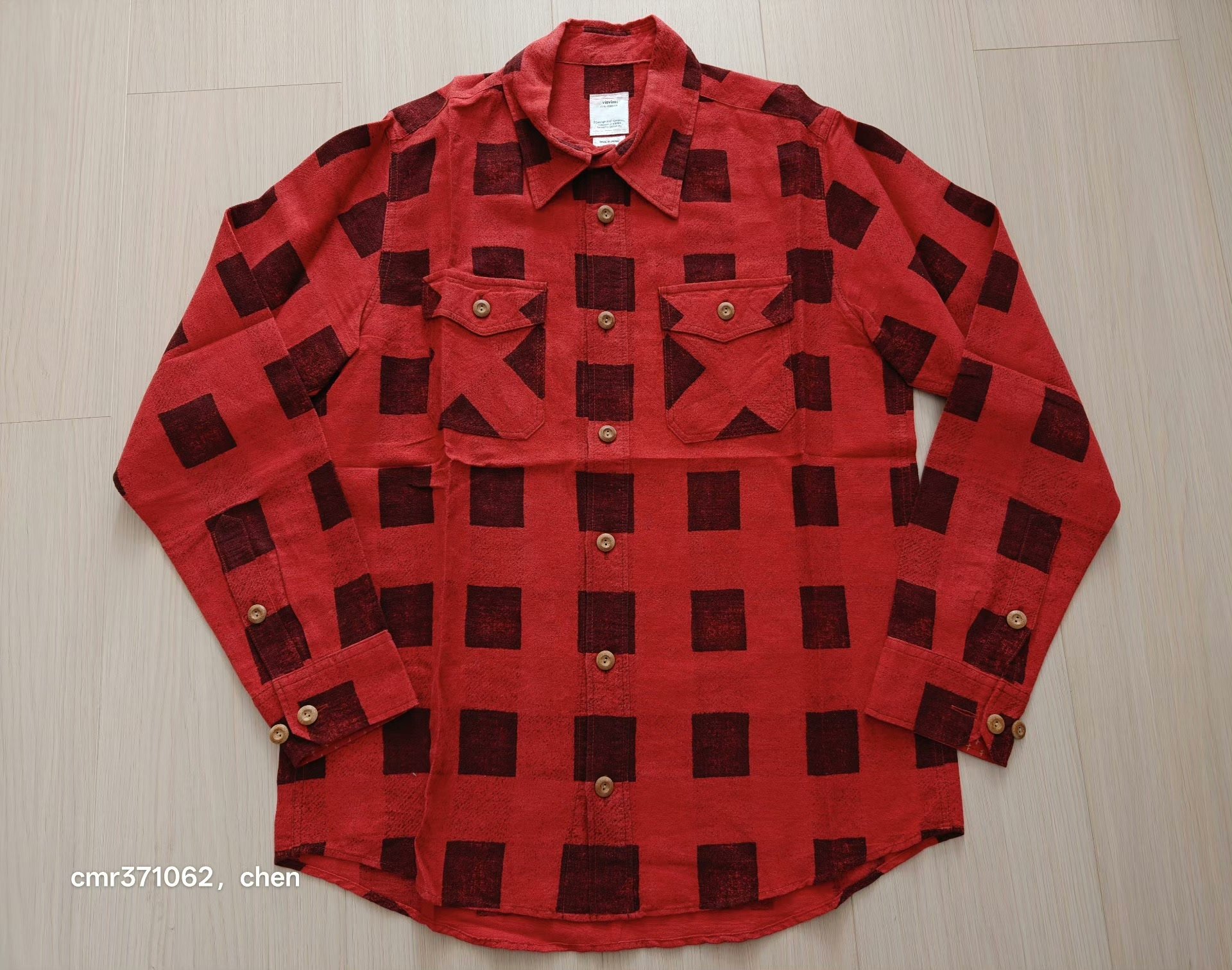 VISVIM 18SS BLACK ELK FLANNEL