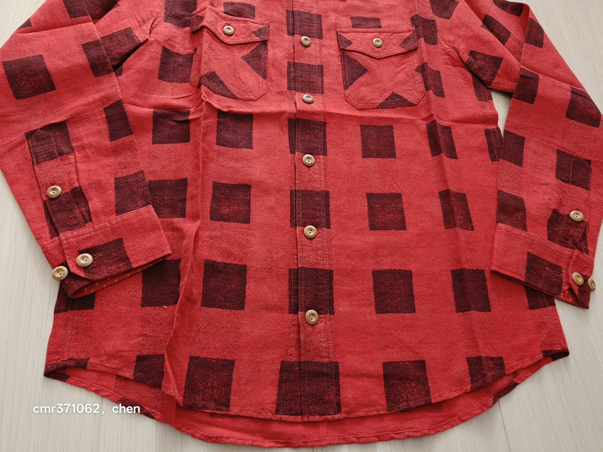 VISVIM 18SS BLACK ELK FLANNEL — label