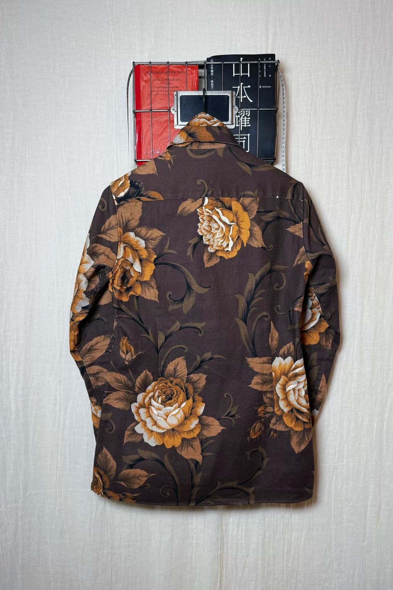Yohji Yamamoto 14AW Peony Double Collar Shirt — label