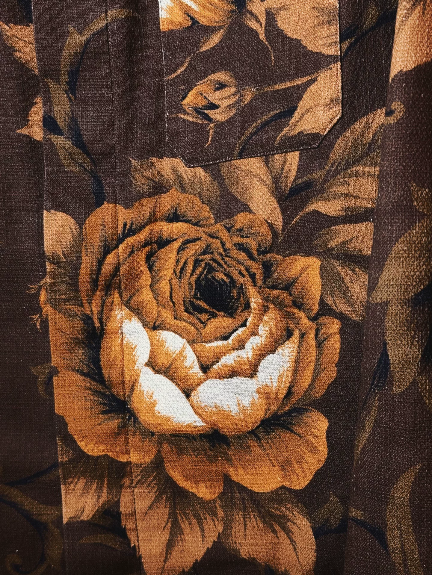 Yohji Yamamoto 14AW Peony Double Collar Shirt — detail