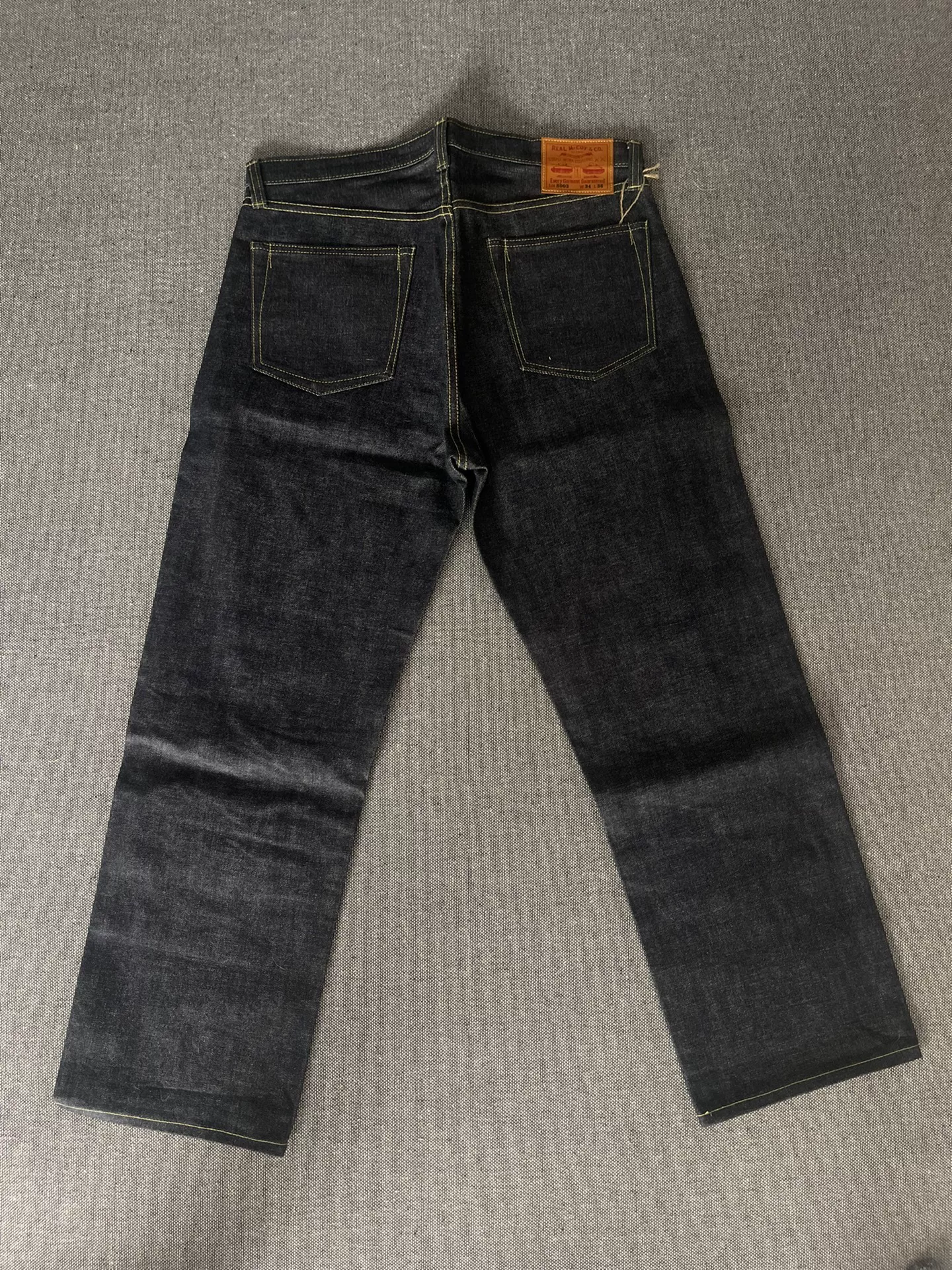 The Real McCoy S003 Jeans — detail