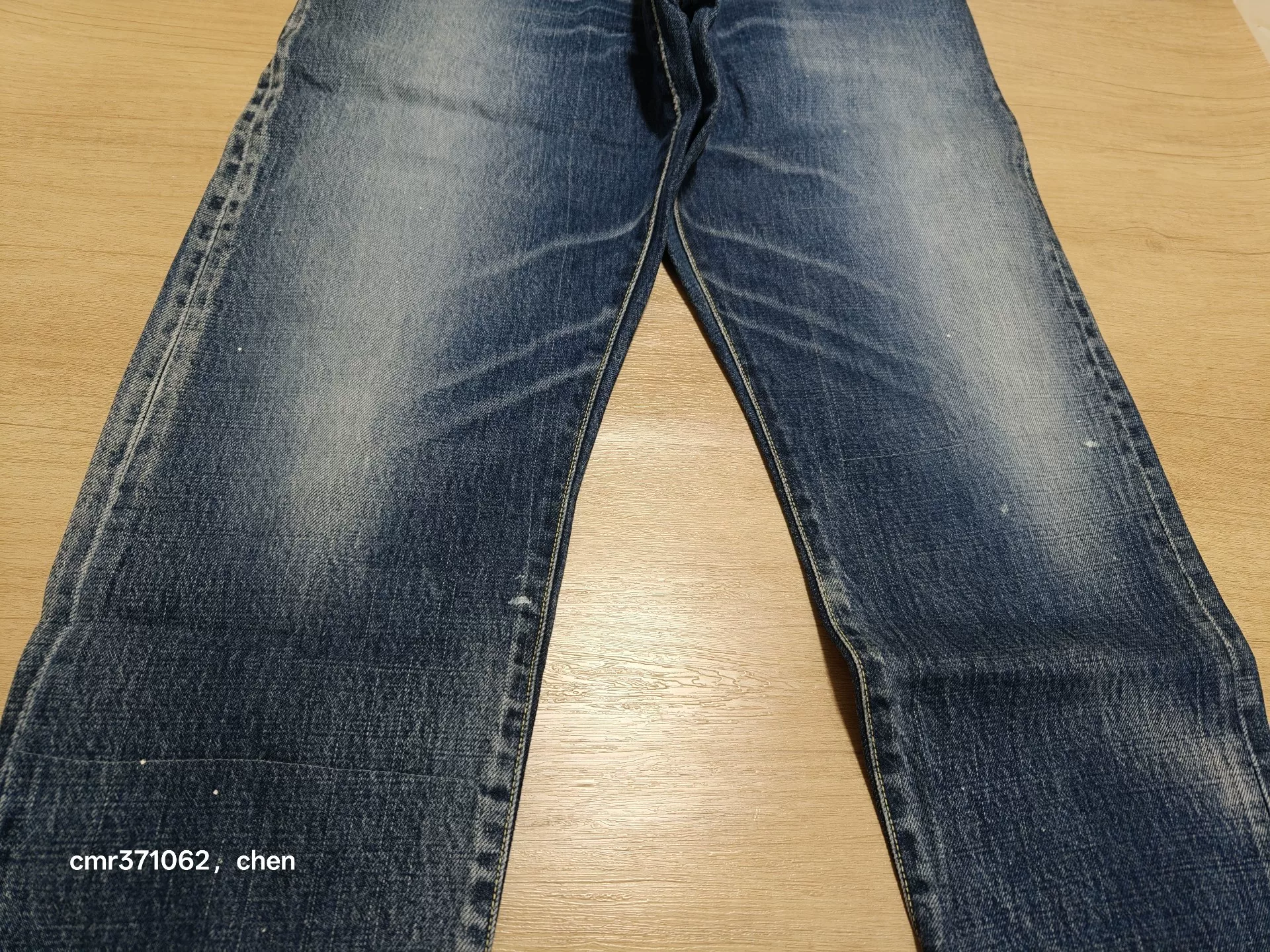 visvim 22AW Journeyman Tacked DMGD Jeans — back