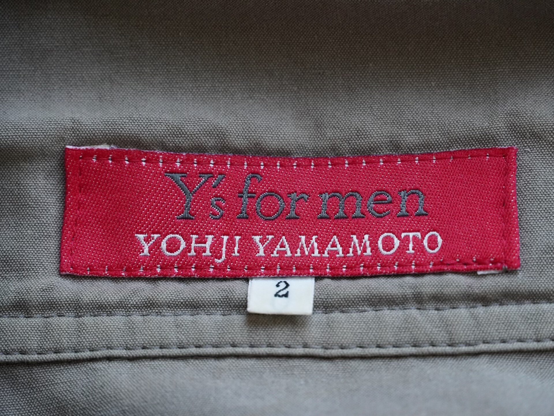 Yohji Yamamoto Y's Military Jacket — label
