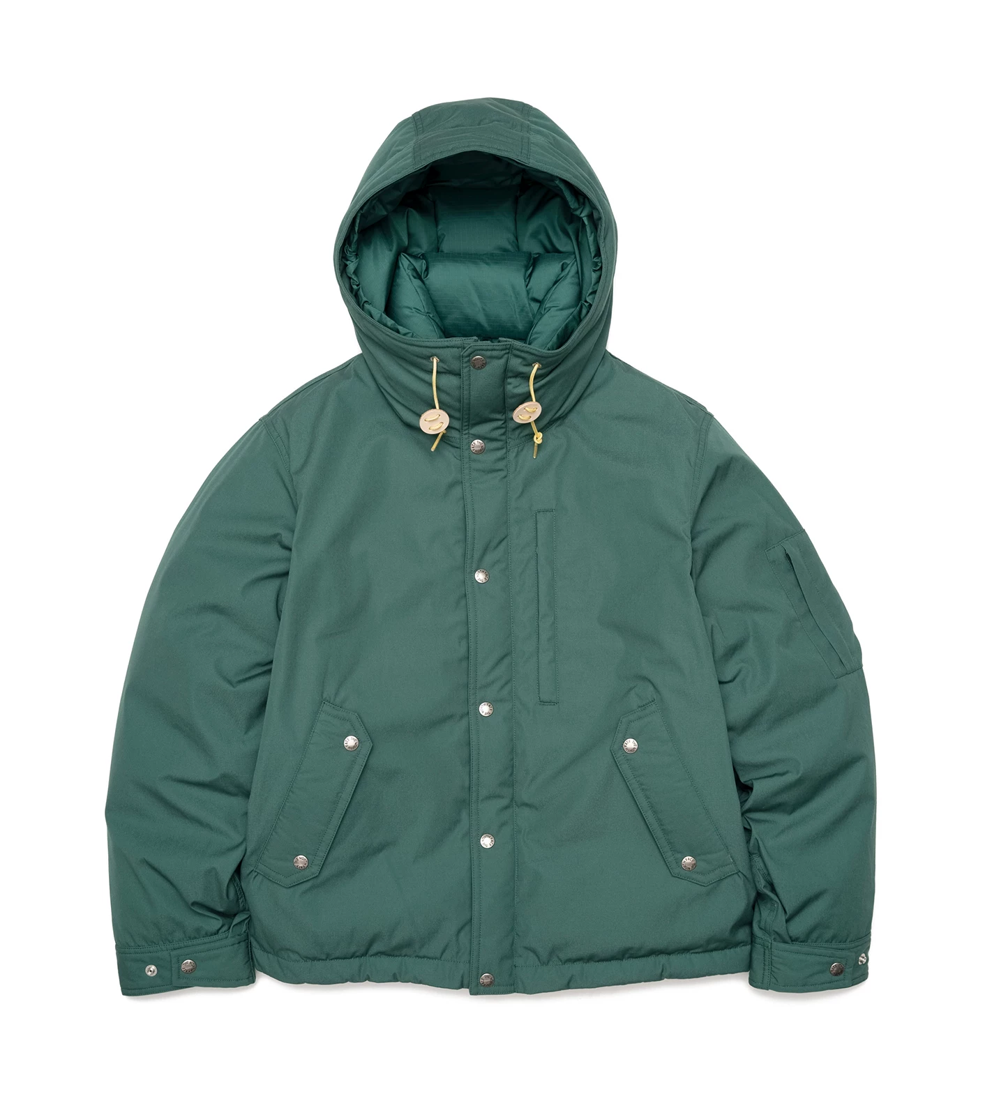 The North Face Green Hooded Down Jacket
